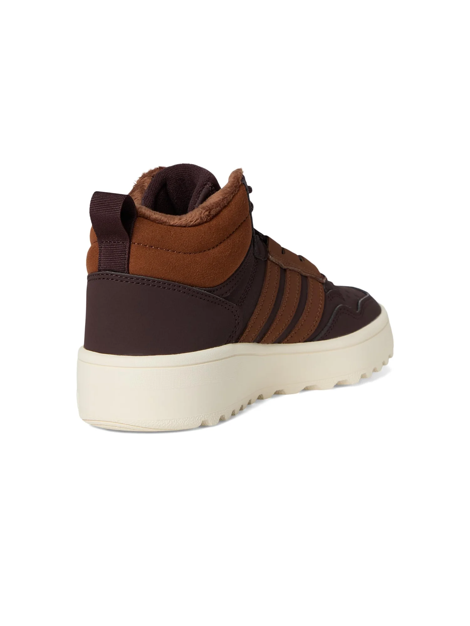 Кроссовки adidas Kids Hoops 4.0 Mid Top Shoes — изображение 5 из 7, коричневый//белый