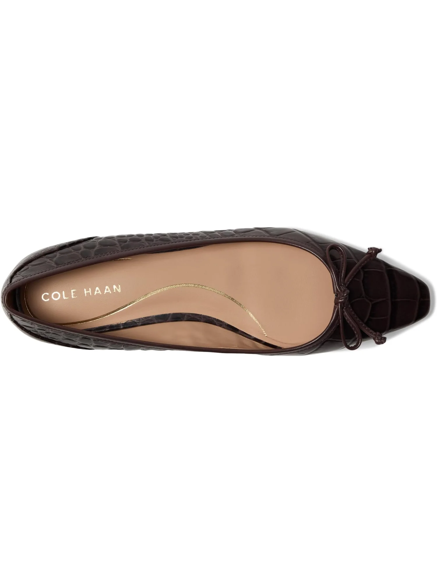 Балетки Cole Haan Paget Ballet Flats — изображение 2 из 7, темно-шоколадный