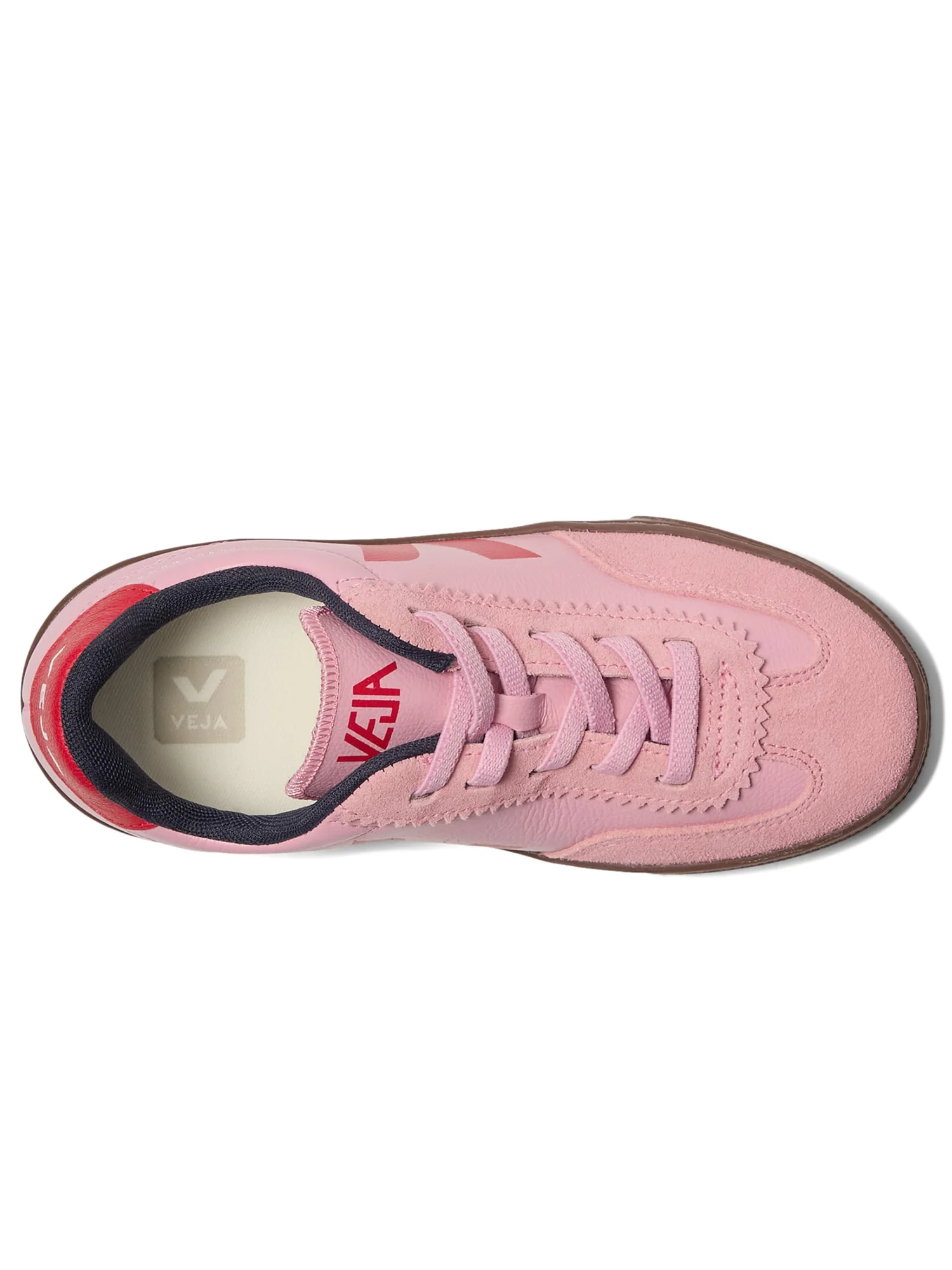 Кроссовки VEJA Kids Small Volley, цвет Guimauve Pekin Bark — изображение 2 из 7