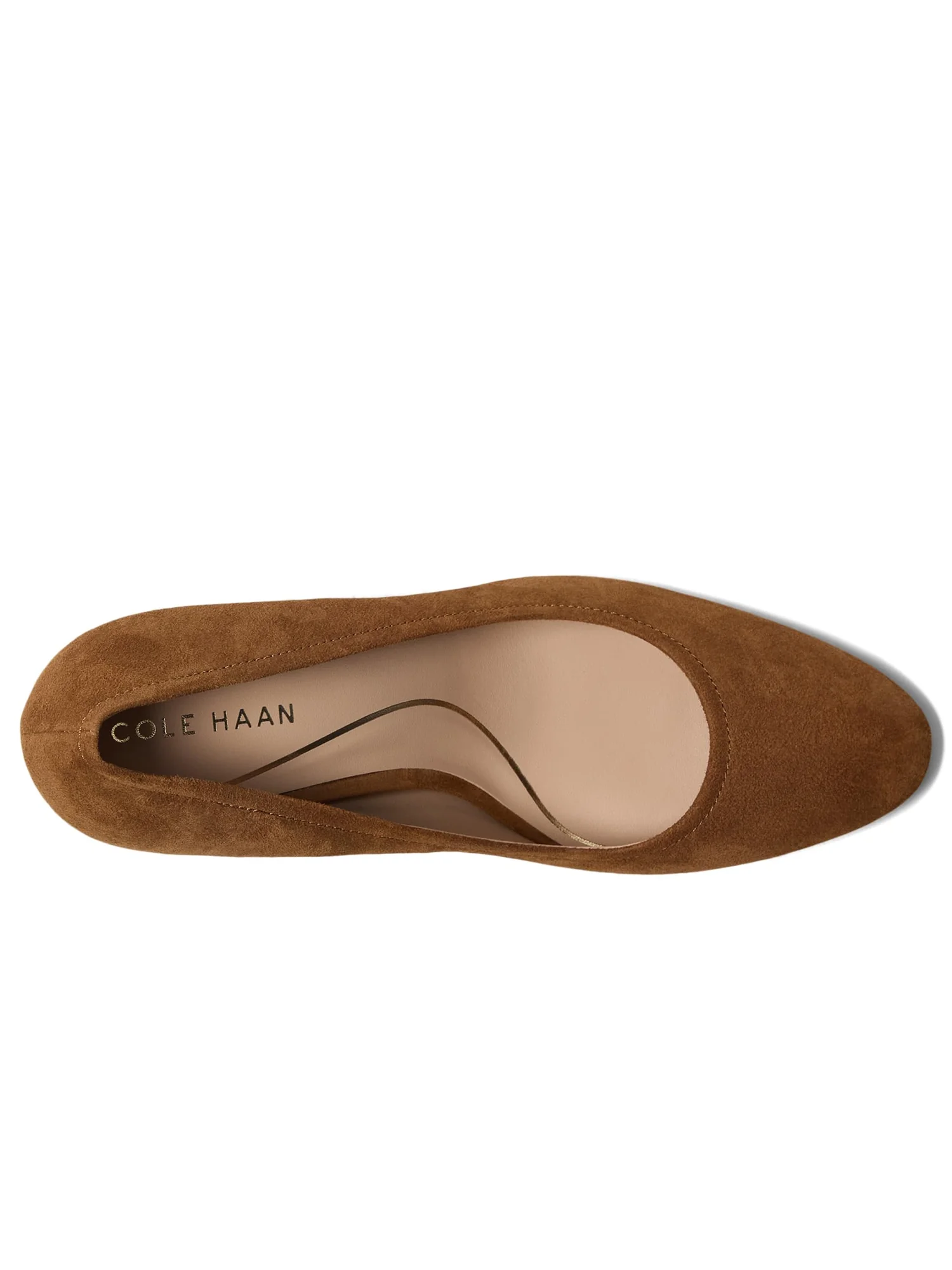 Туфли Cole Haan Nella Block Heel Pumps — изображение 2 из 7, табак