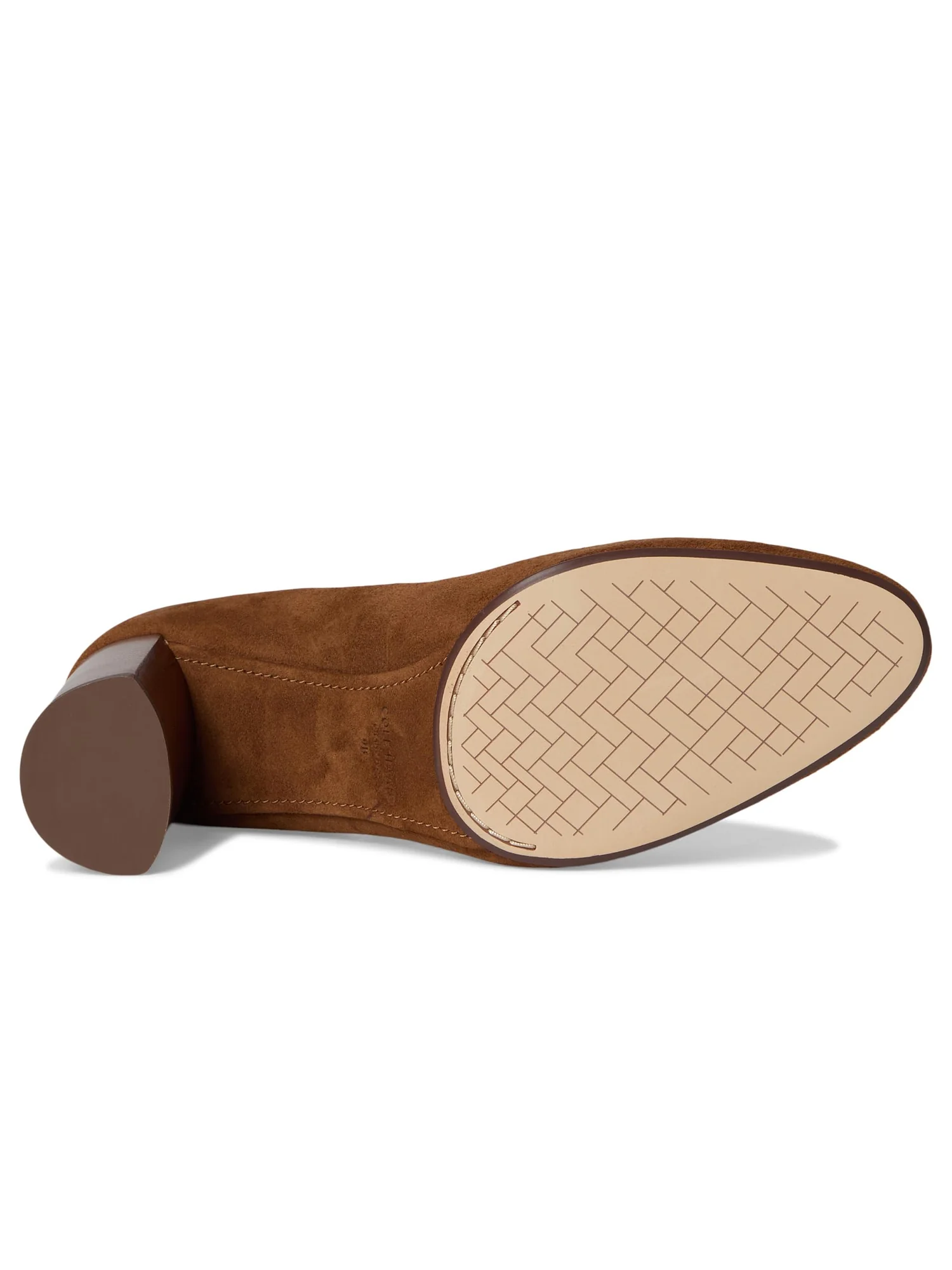 Туфли Cole Haan Nella Block Heel Pumps — изображение 3 из 7, табак