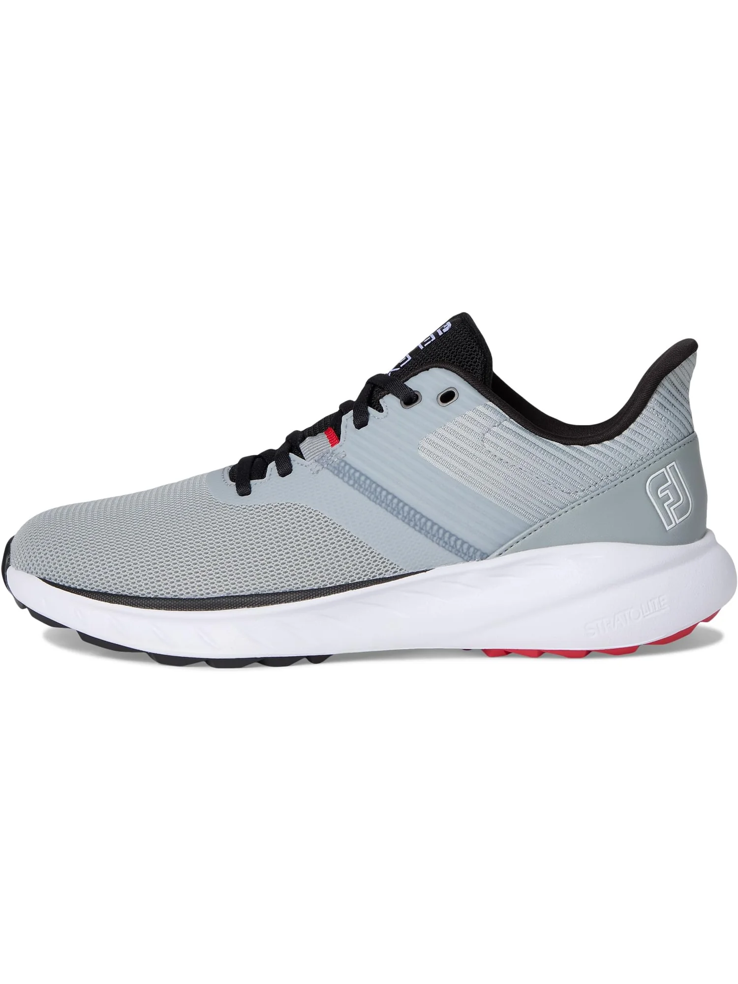 Кроссовки FootJoy FJ Flex, цвет Smoke/Shadow/Scarlet — изображение 4 из 7