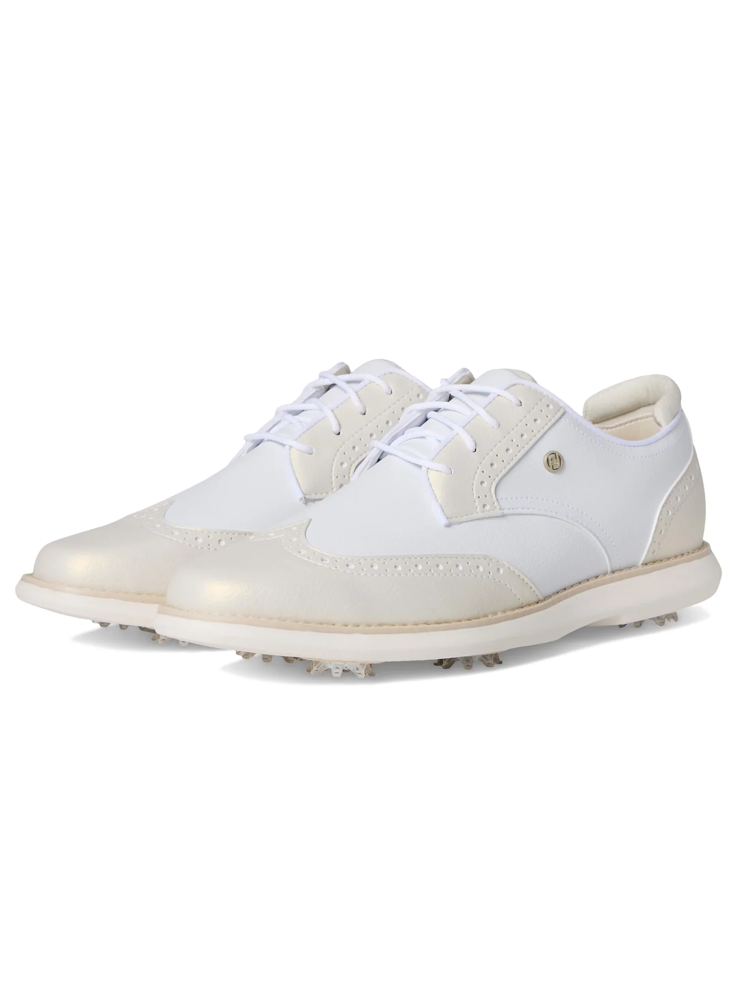Кроссовки FootJoy Traditions — изображение 1 из 7, белый/золотистый