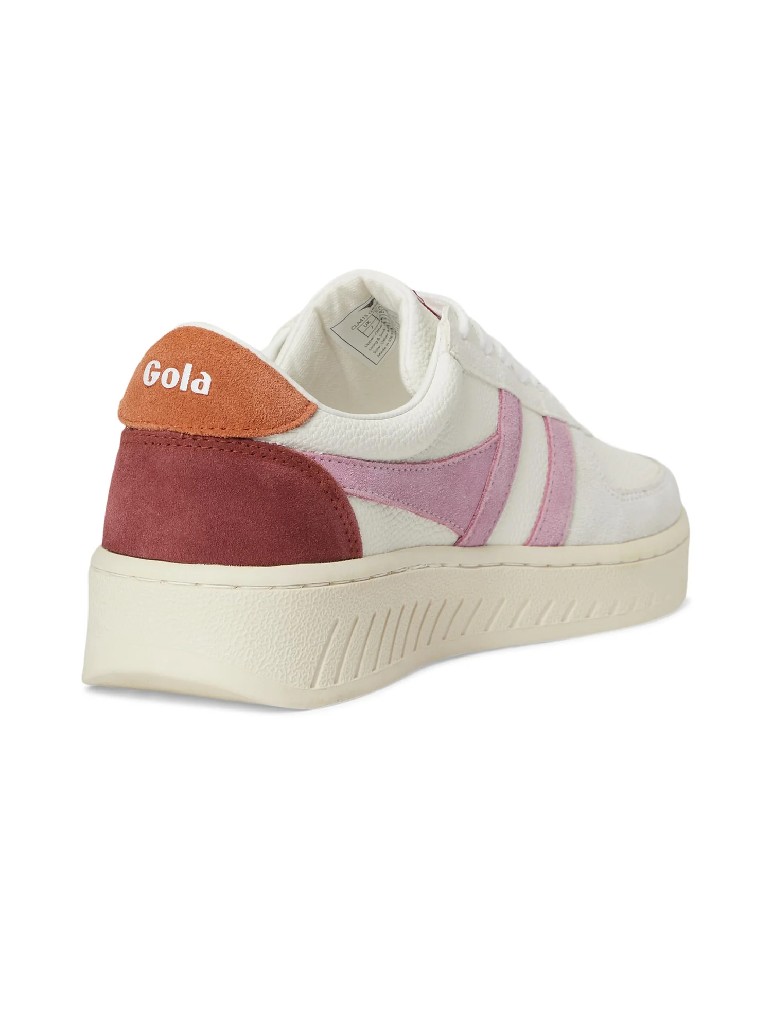 Кроссовки Gola Grandslam Trident — изображение 5 из 7, белый//оранжевый