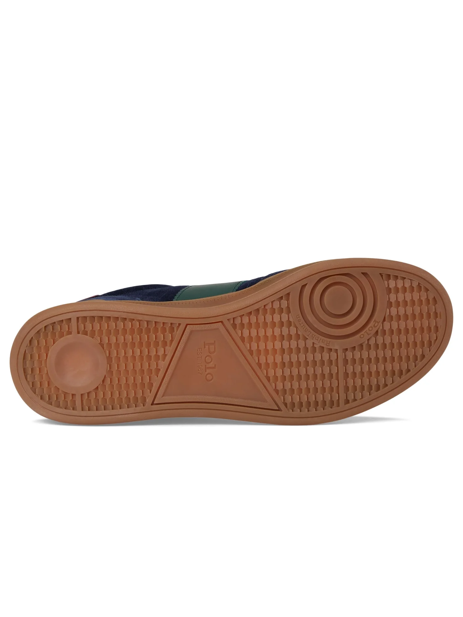 Кроссовки Polo Ralph Lauren Heritage Aera Suede Sneakers — изображение 3 из 7, темно-синий/винный