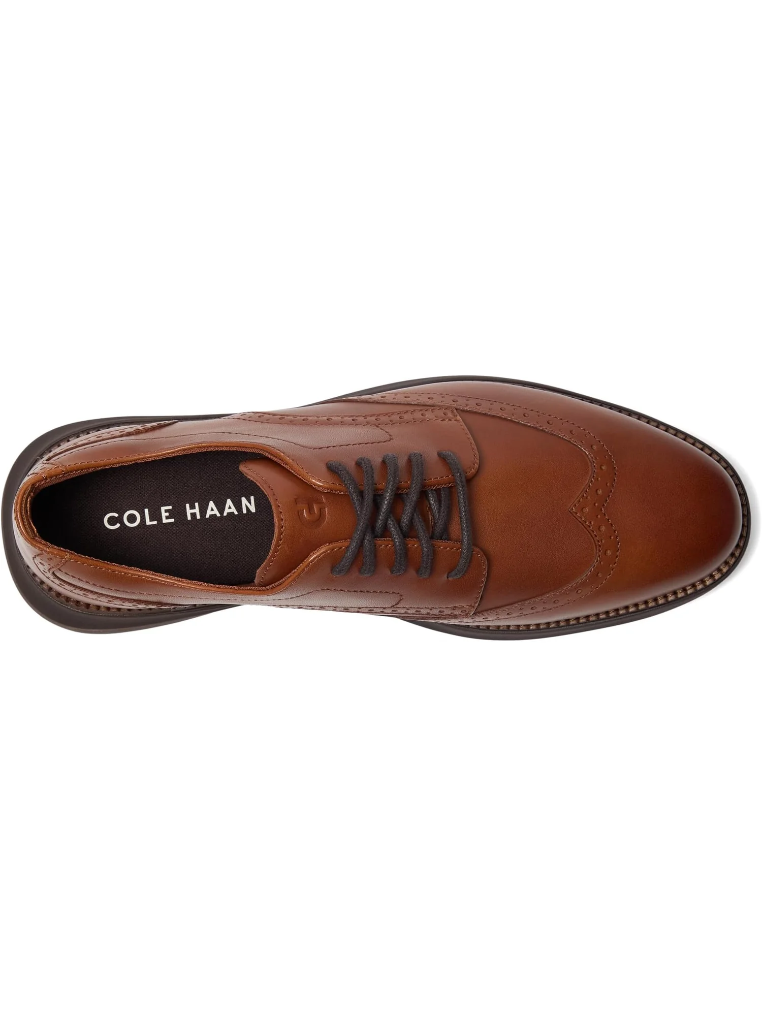 Оксфорды Cole Haan Men's Grand Shadowlite Wingtip Oxfords — изображение 2 из 7, бежевый