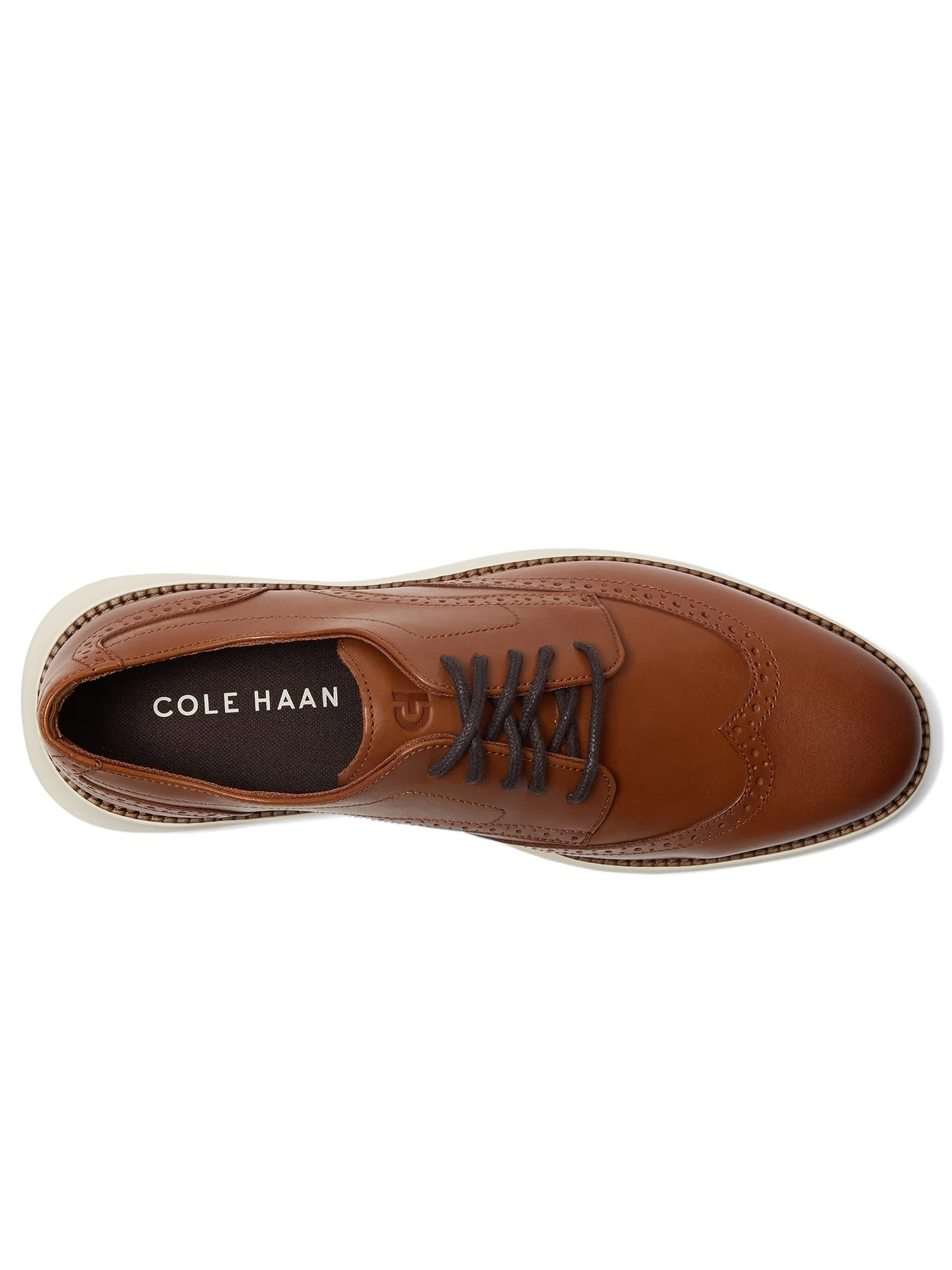 Оксфорды Cole Haan Grand Shadowlite Wingtip Oxfords — изображение 2 из 7, бежевый/слоновая кость