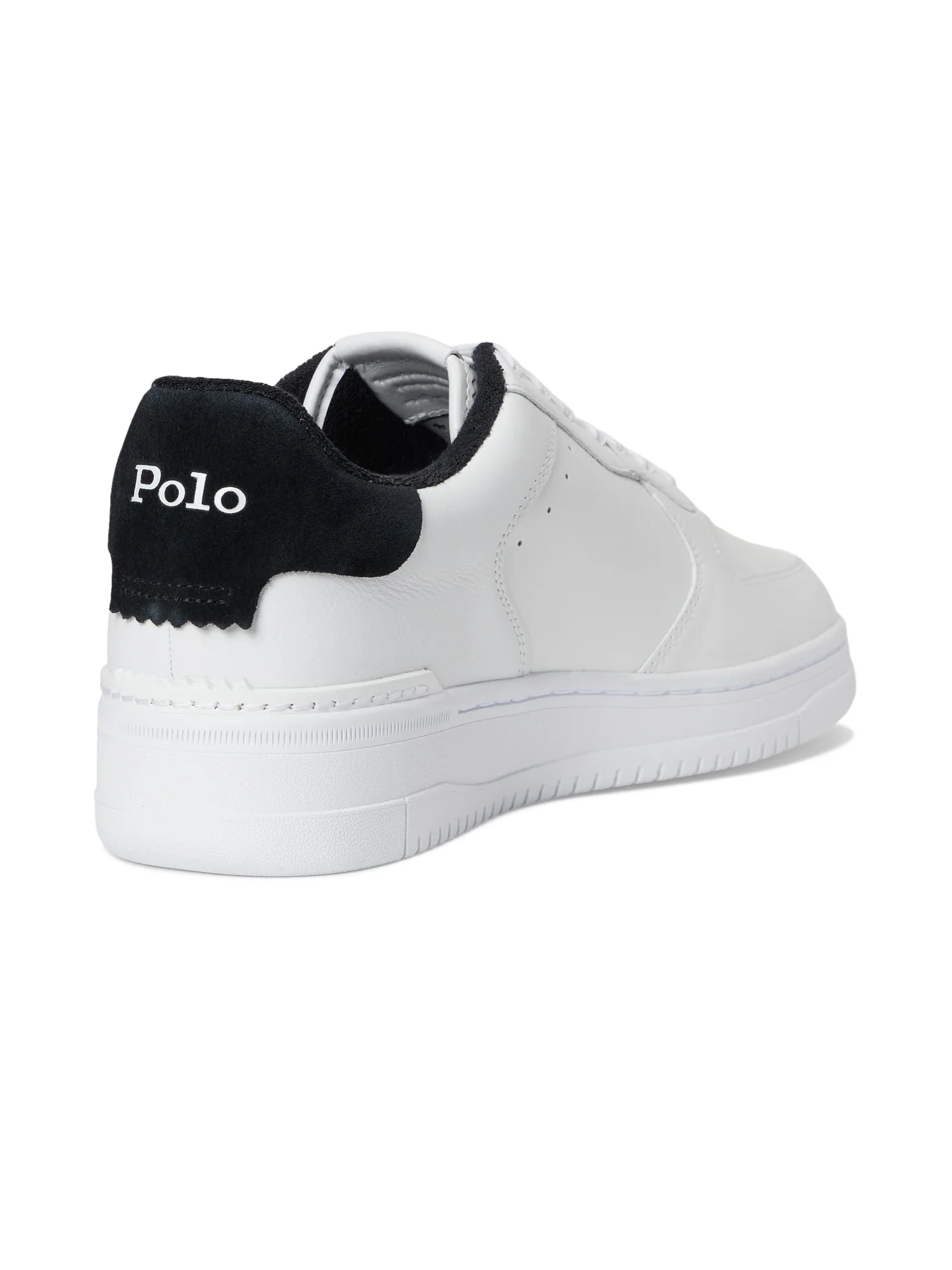 Кроссовки Polo Ralph Lauren Masters Court Leather Sneakers — изображение 5 из 7, белый/черный
