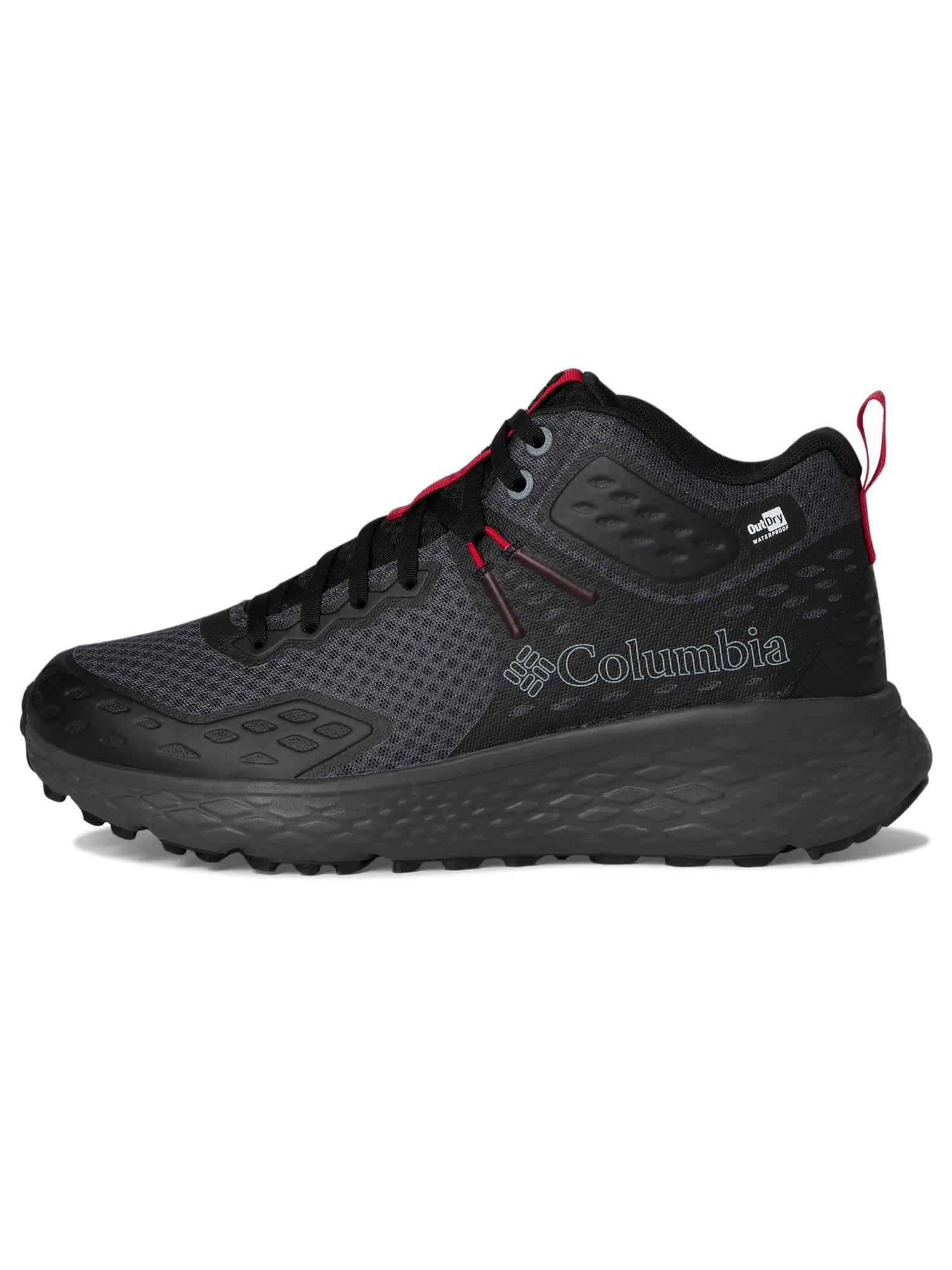 Кроссовки Columbia Konos TRS Outdry Mid — изображение 4 из 7, темный серый/красный