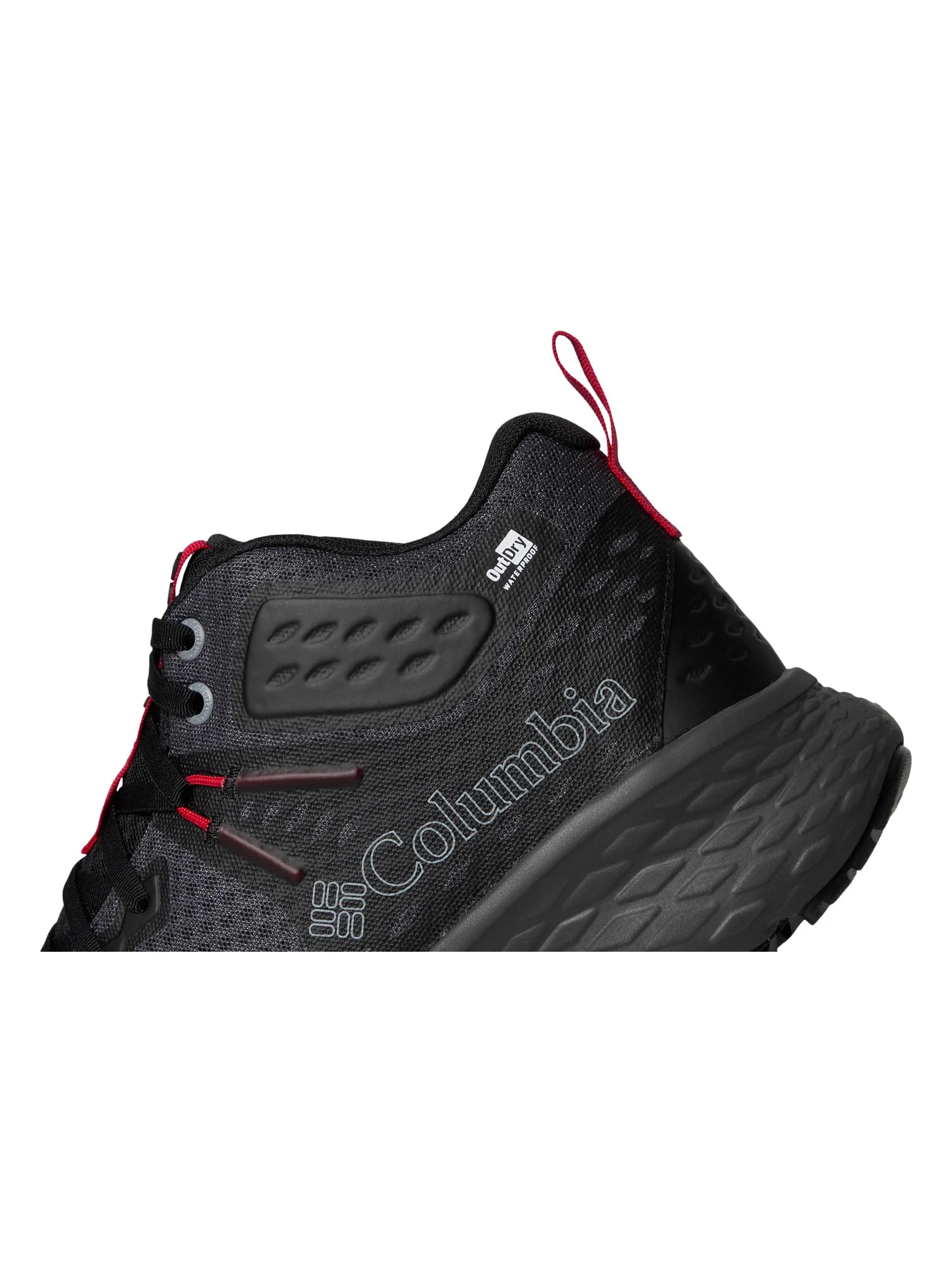 Кроссовки Columbia Konos TRS Outdry Mid — изображение 6 из 7, темный серый/красный