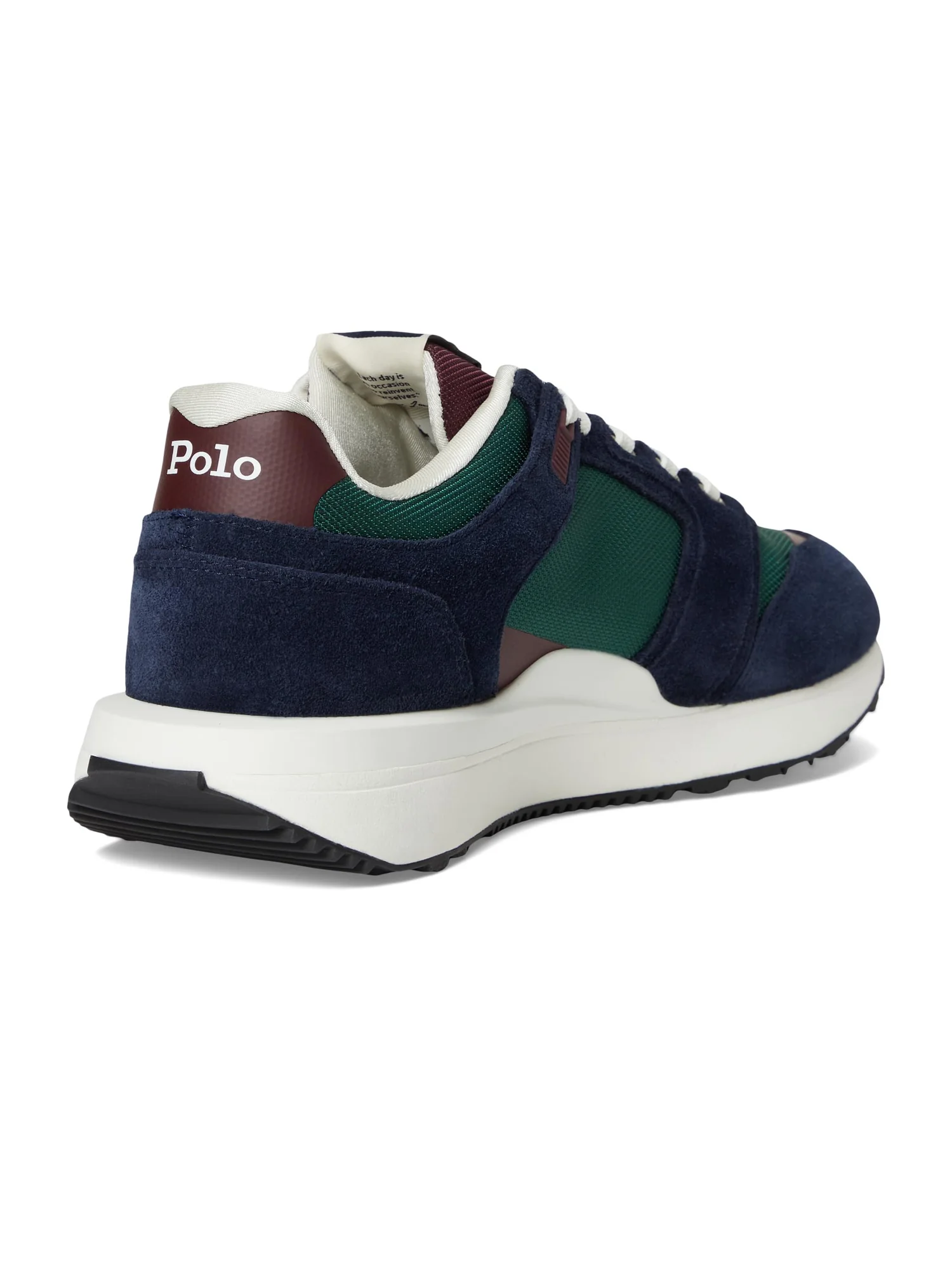 Кроссовки Polo Ralph Lauren Train 89 Suede & Oxford Sneakers, цвет Collegiate Color-Block — изображение 5 из 7