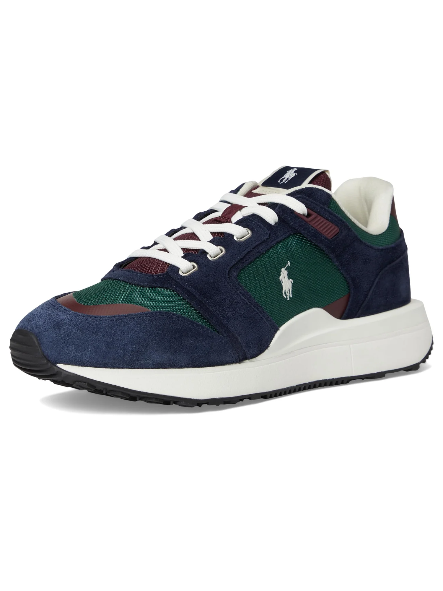 Кроссовки Polo Ralph Lauren Train 89 Suede & Oxford Sneakers, цвет Collegiate Color-Block — изображение 7 из 7