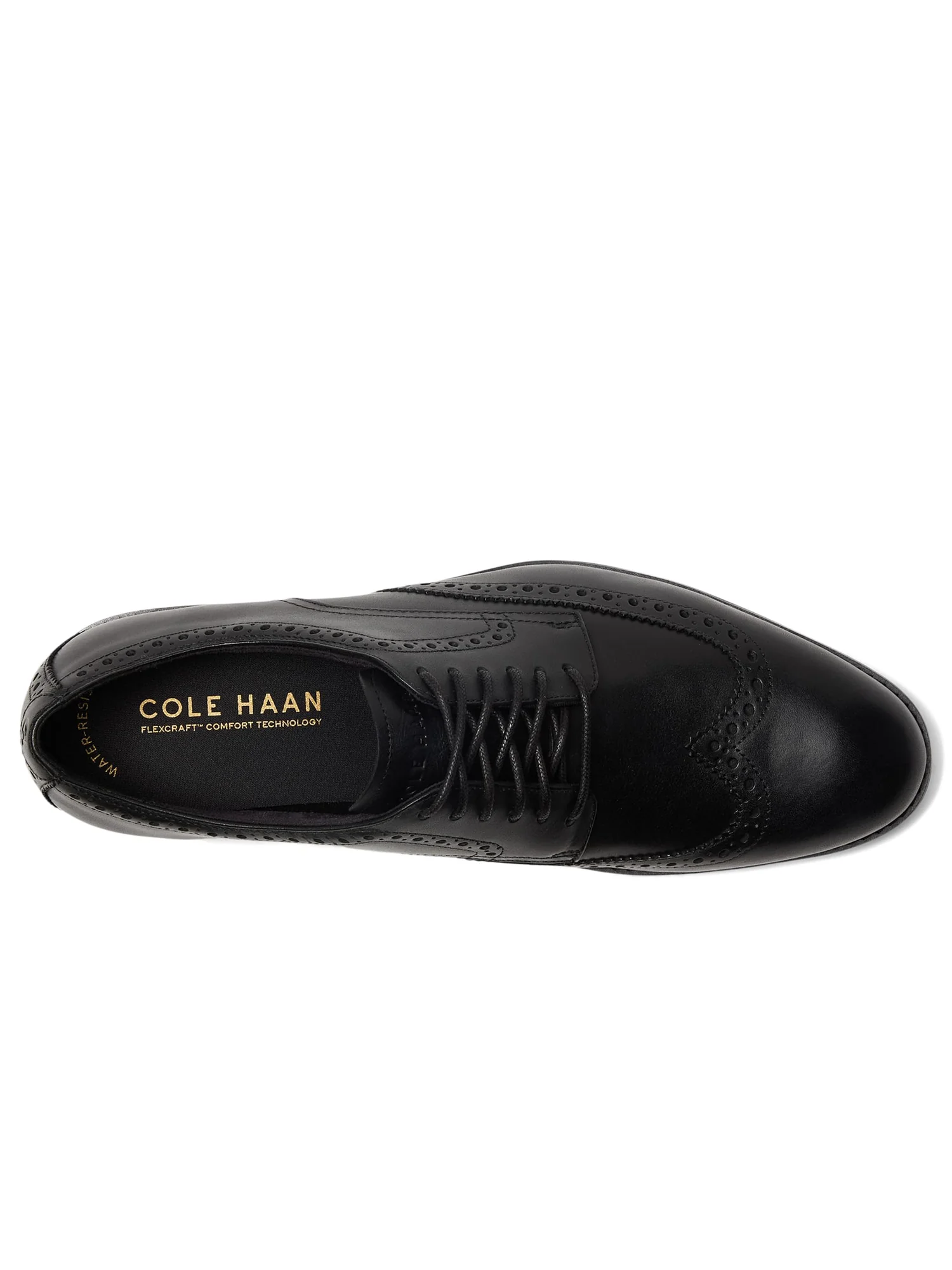 Оксфорды Cole Haan Harmon Grand Wingtip Oxfords — изображение 2 из 7, черный/черный/черный