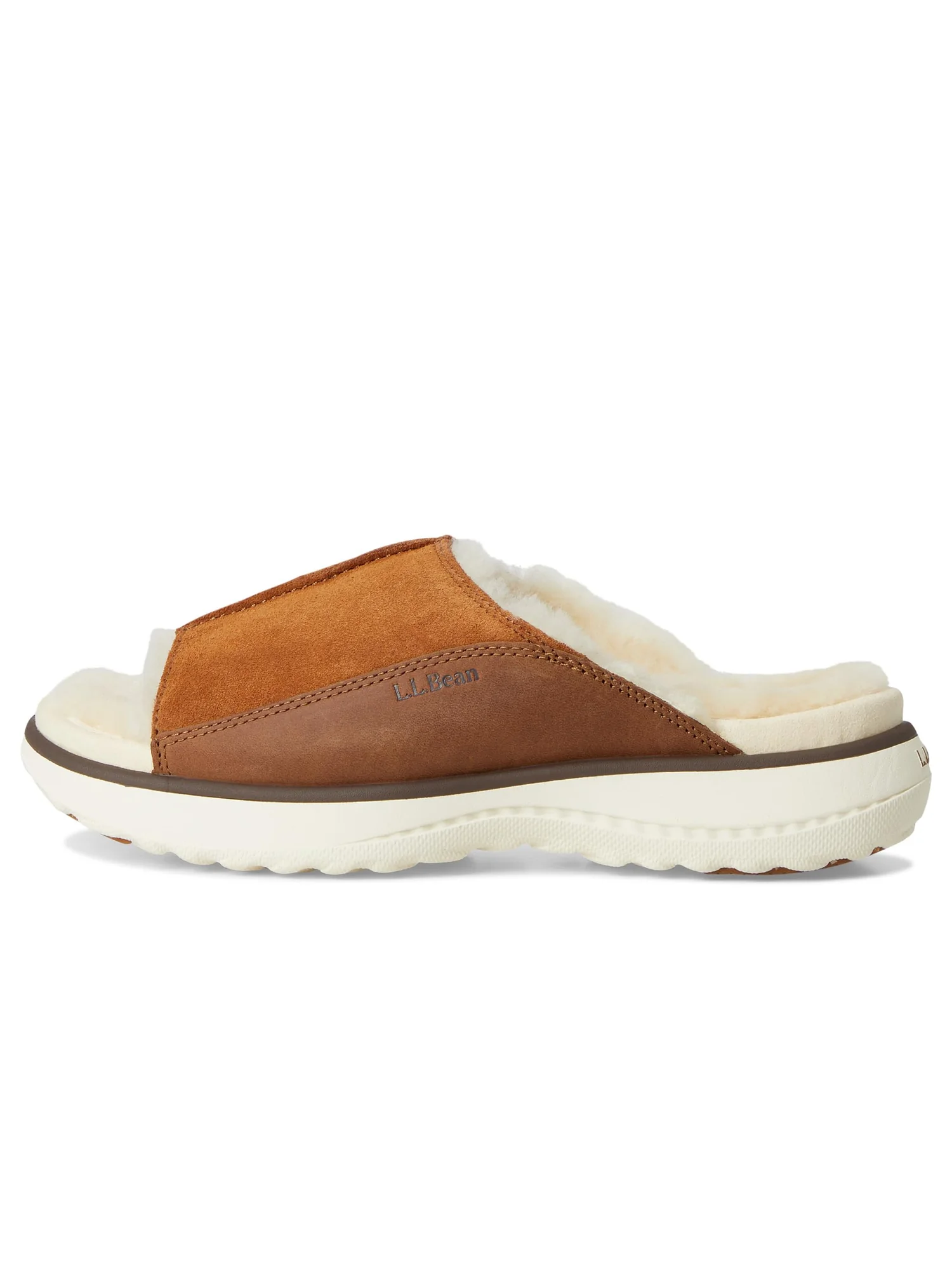 Тапочки L.L.Bean Freeport Shearling Slide — изображение 4 из 7, седельный
