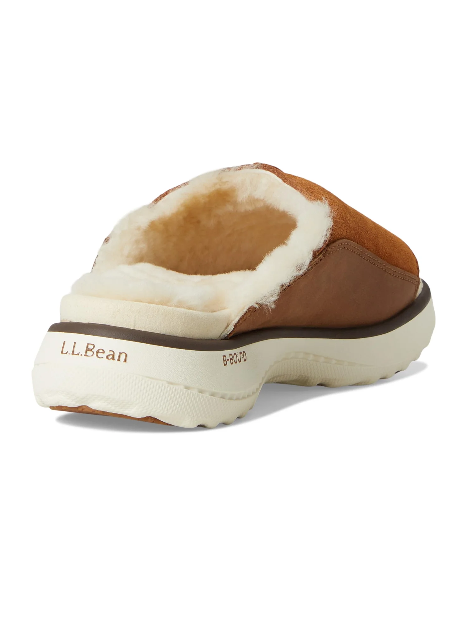 Тапочки L.L.Bean Freeport Shearling Slide — изображение 5 из 7, седельный