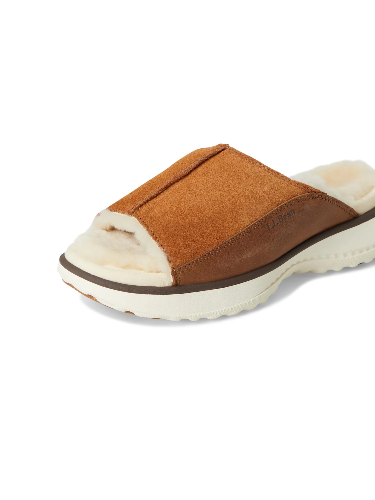 Тапочки L.L.Bean Freeport Shearling Slide — изображение 6 из 7, седельный