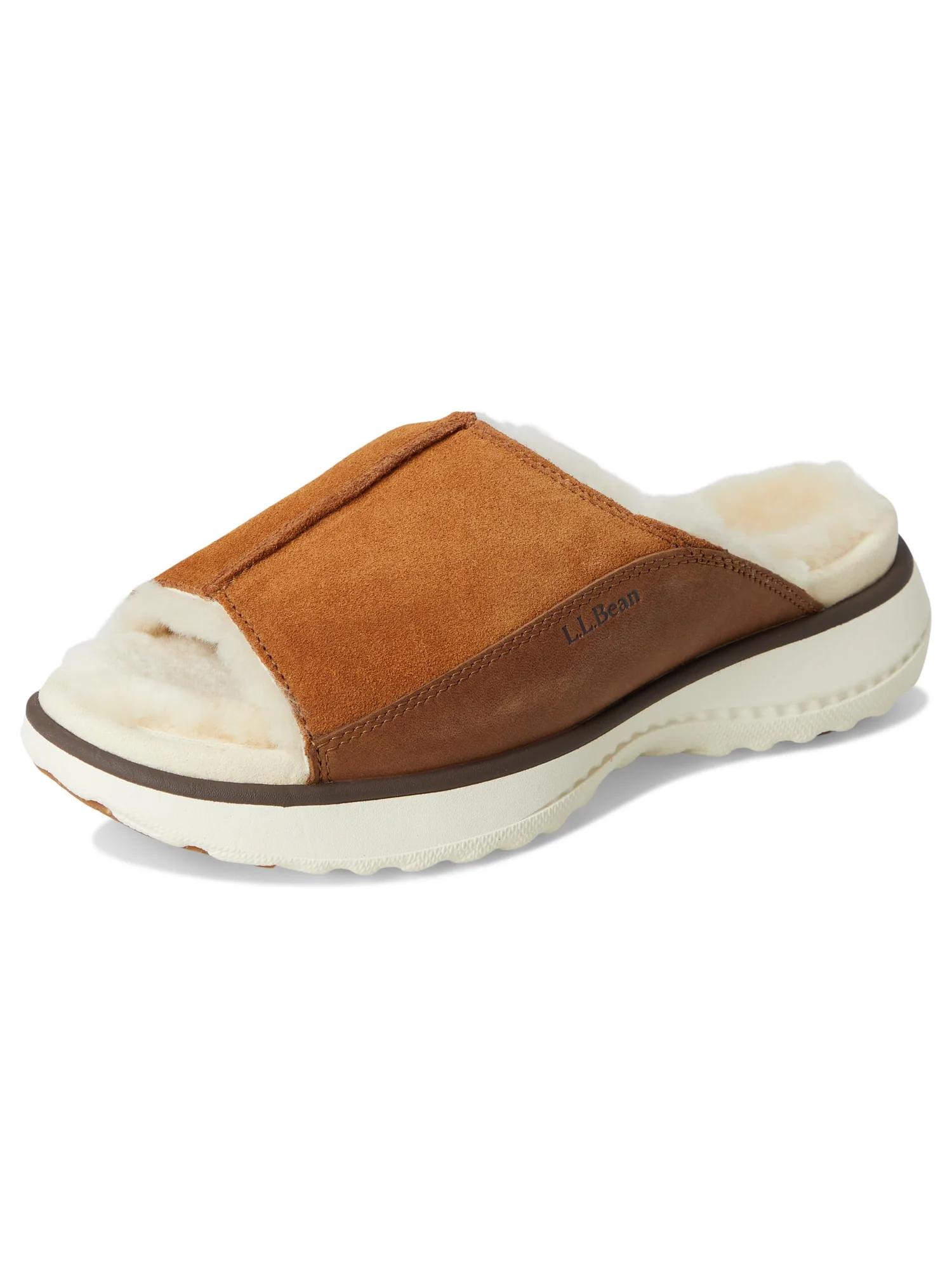 Тапочки L.L.Bean Freeport Shearling Slide — изображение 7 из 7, седельный