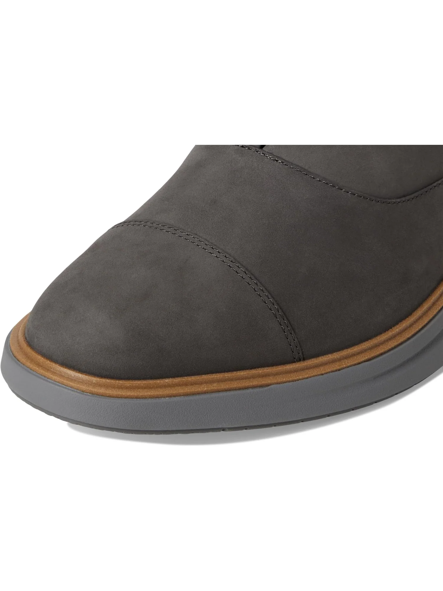 Оксфорды Cole Haan Men's Originalgrand Cityspectre Captoe Oxfords, Raven Nubuck/Dark Natural/Quiet Shade — изображение 6 из 7