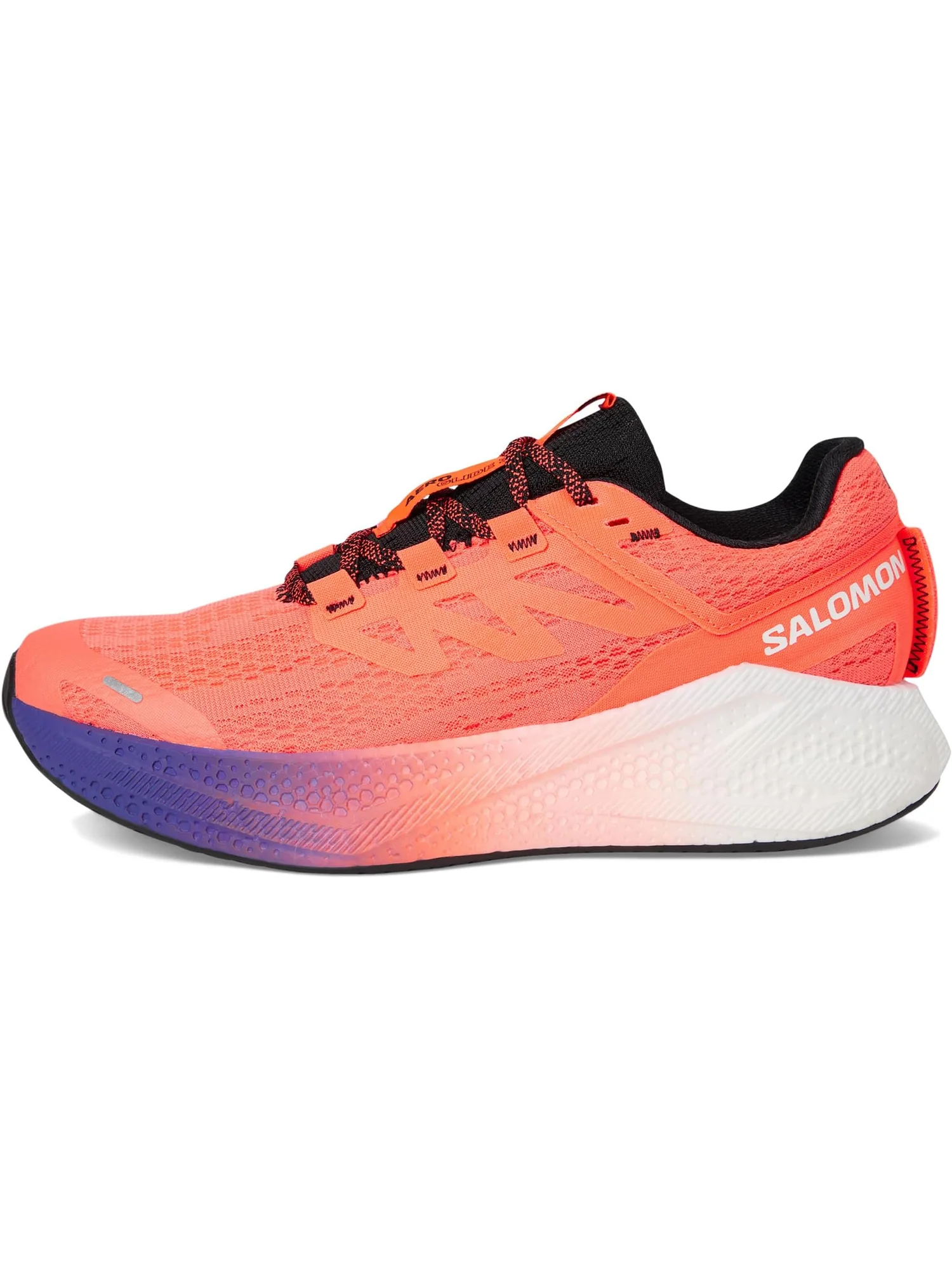 Кроссовки Salomon Men's Aero Glide — изображение 4 из 7, неоновый/белый/черный
