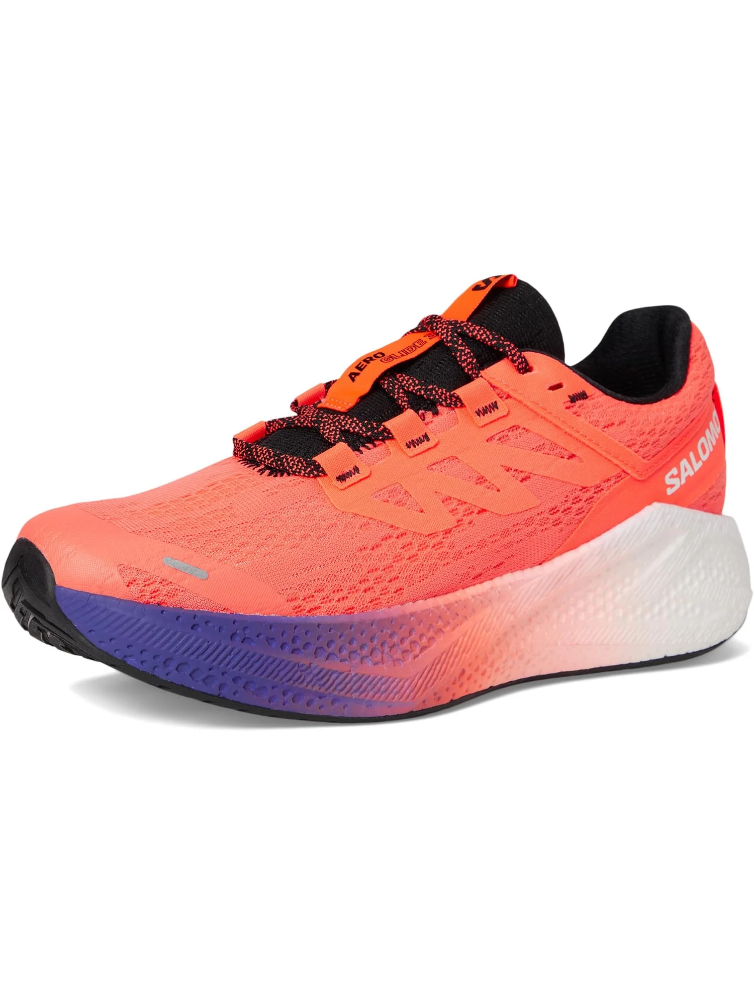 Кроссовки Salomon Men's Aero Glide — изображение 7 из 7, неоновый/белый/черный