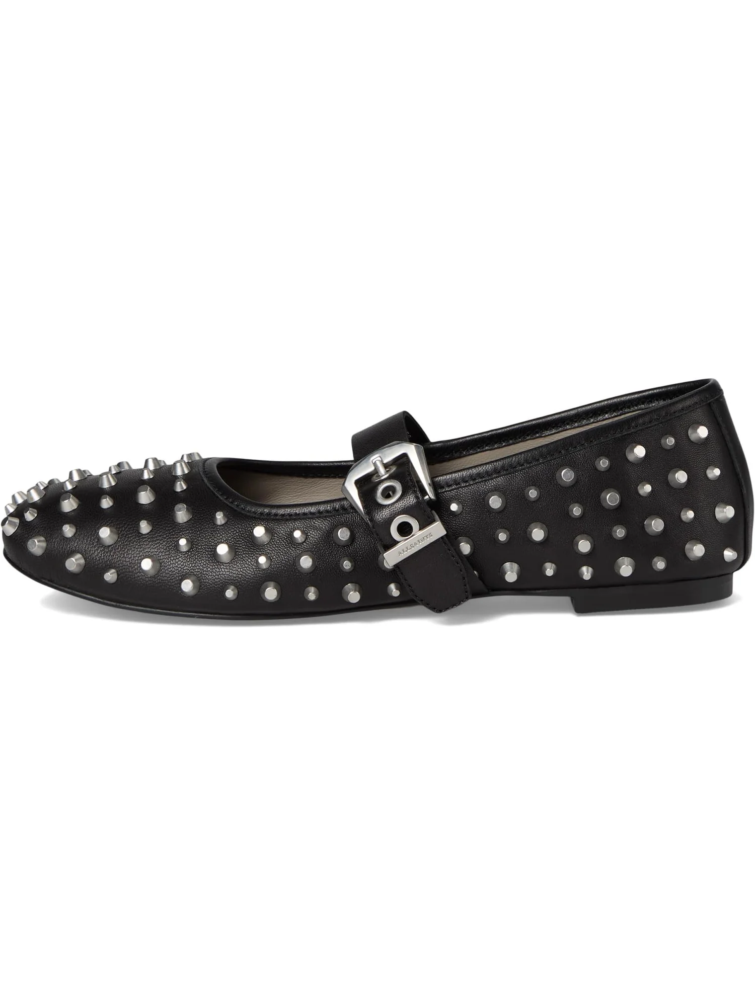 Балетки AllSaints Holly Stud Shoes — изображение 4 из 7, черный