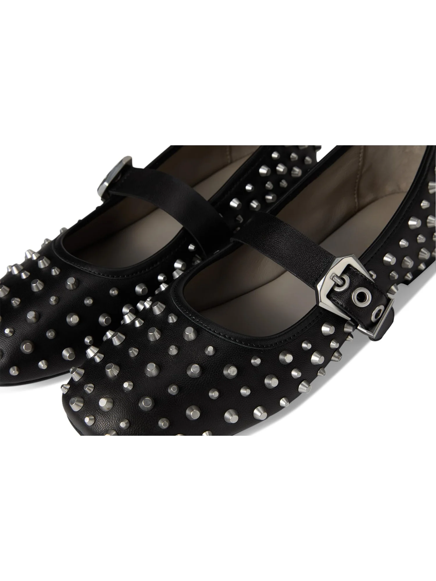 Балетки AllSaints Holly Stud Shoes — изображение 6 из 7, черный