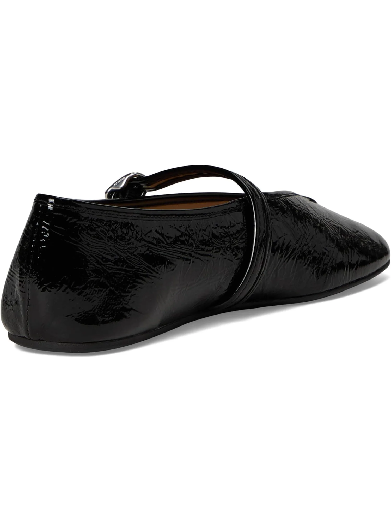 Балетки COACH Sculpted C Crinkle Patent Leather Soft Mary Jane — изображение 5 из 7, черный