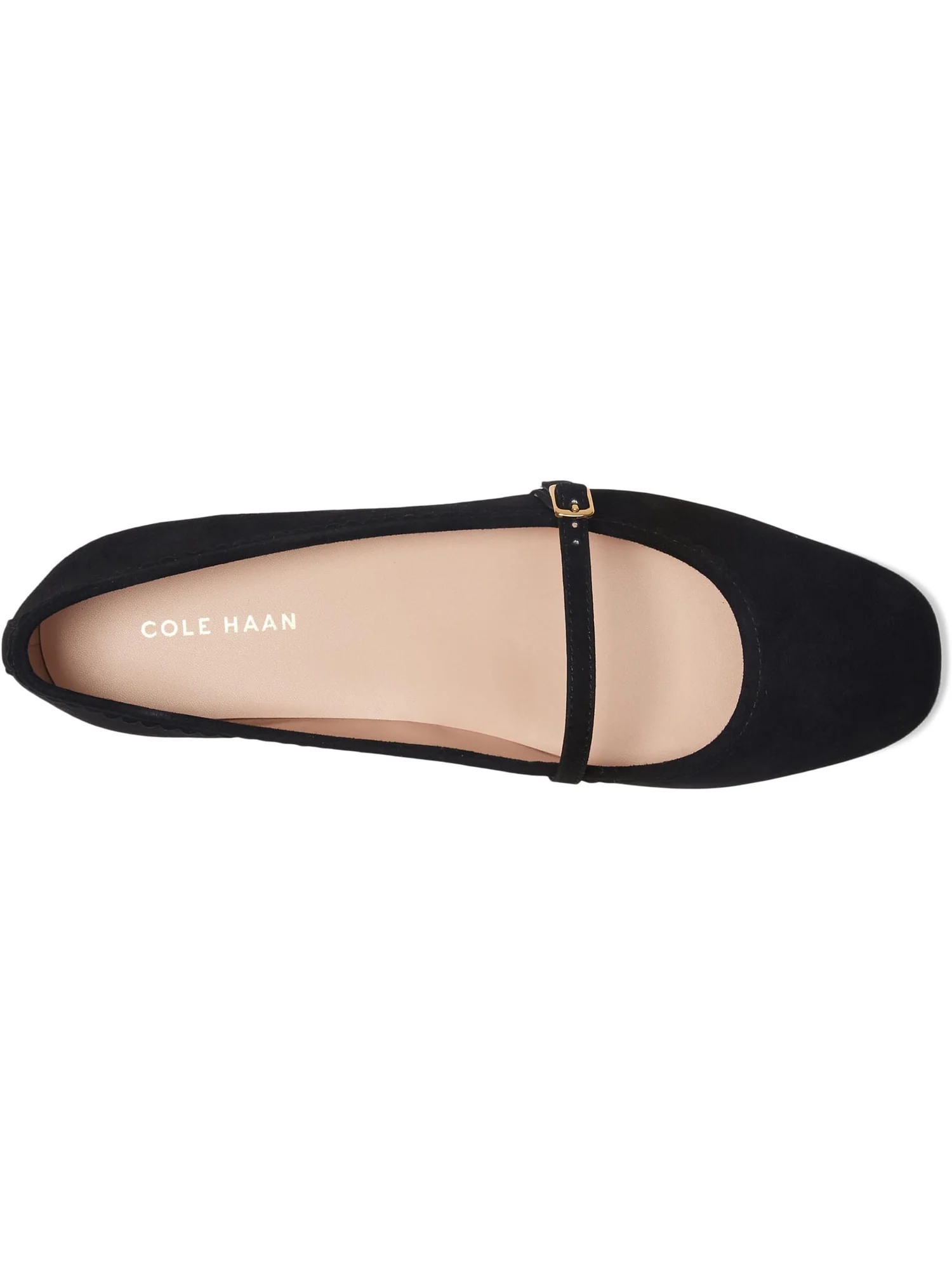 Балетки Cole Haan Yelena Scalloped Maryjane Ballet Flats — изображение 2 из 7, черный
