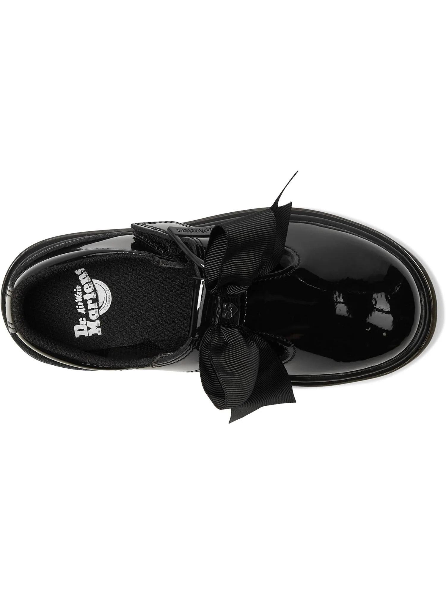 Балетки Dr. Martens Kid's Collection Polley Ii Bow J — изображение 2 из 7, черный