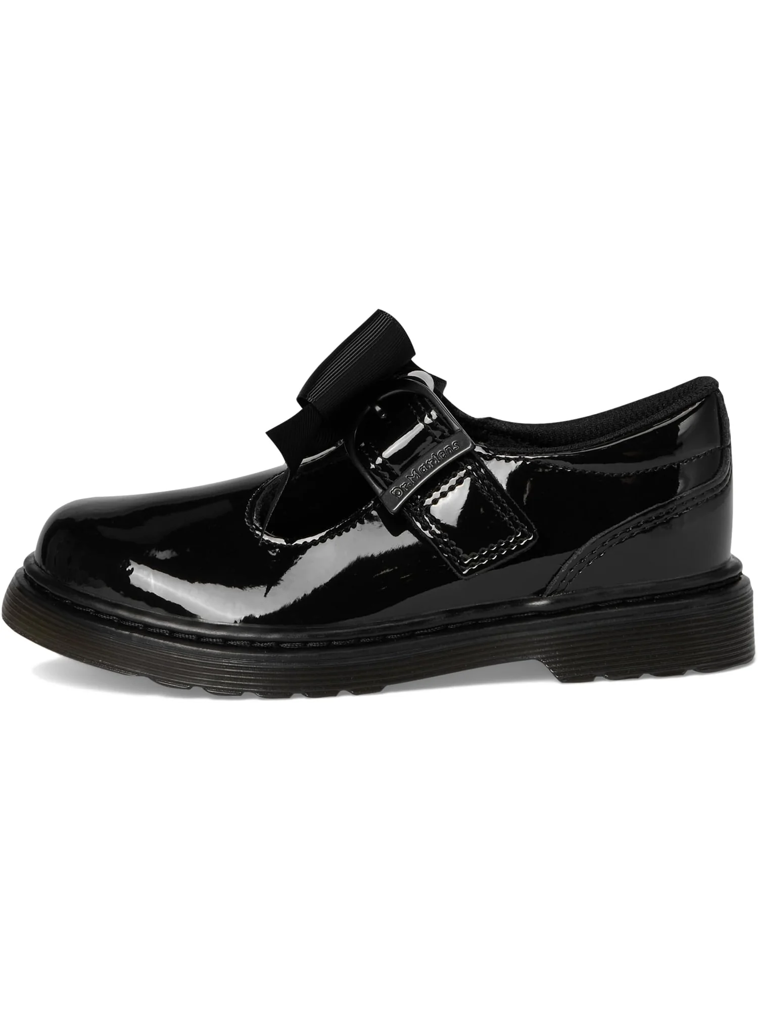 Балетки Dr. Martens Kid's Collection Polley Ii Bow J — изображение 4 из 7, черный