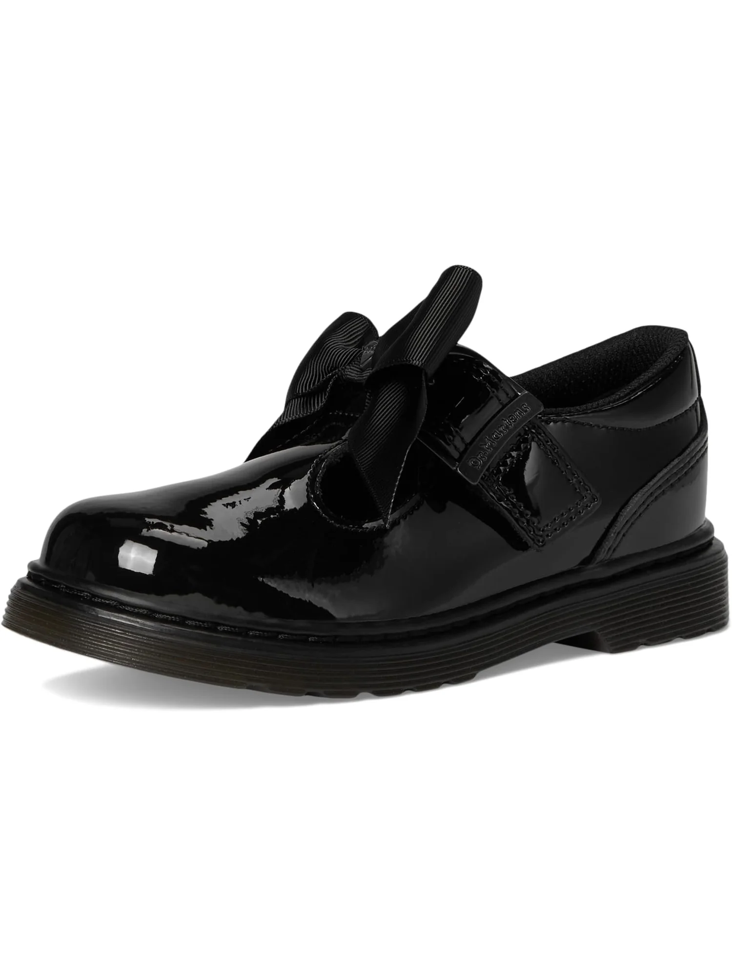 Балетки Dr. Martens Kid's Collection Polley Ii Bow J — изображение 7 из 7, черный