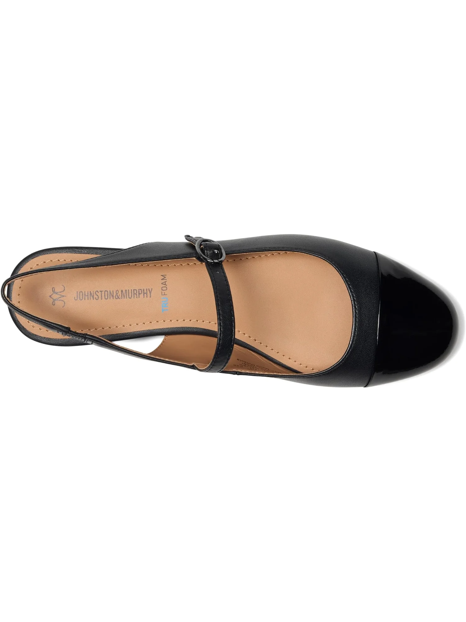 Балетки Johnston & Murphy Claire Slingback Mary Jane — изображение 2 из 7, черный