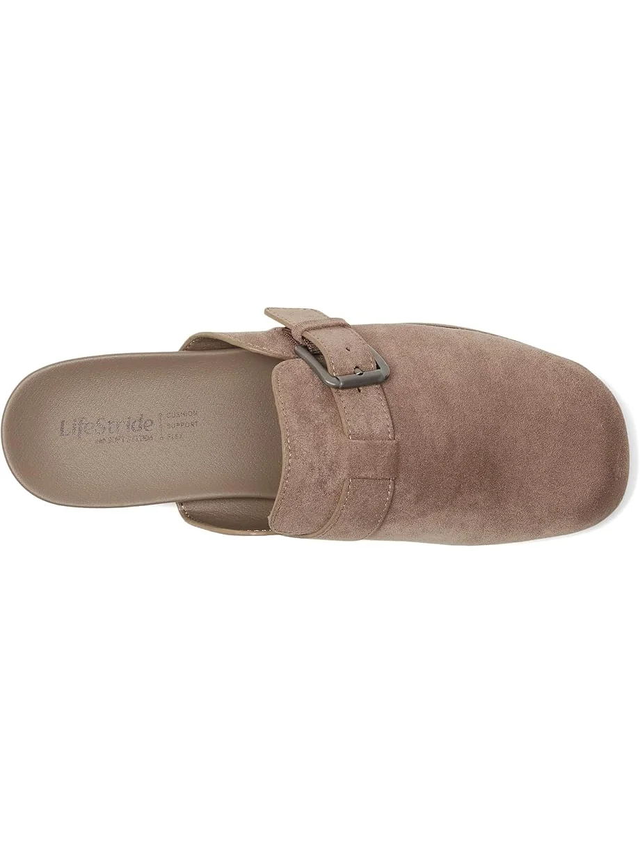 Женские балетки LifeStride Gillian-Clog Mule/Clog — изображение 2 из 7, серый