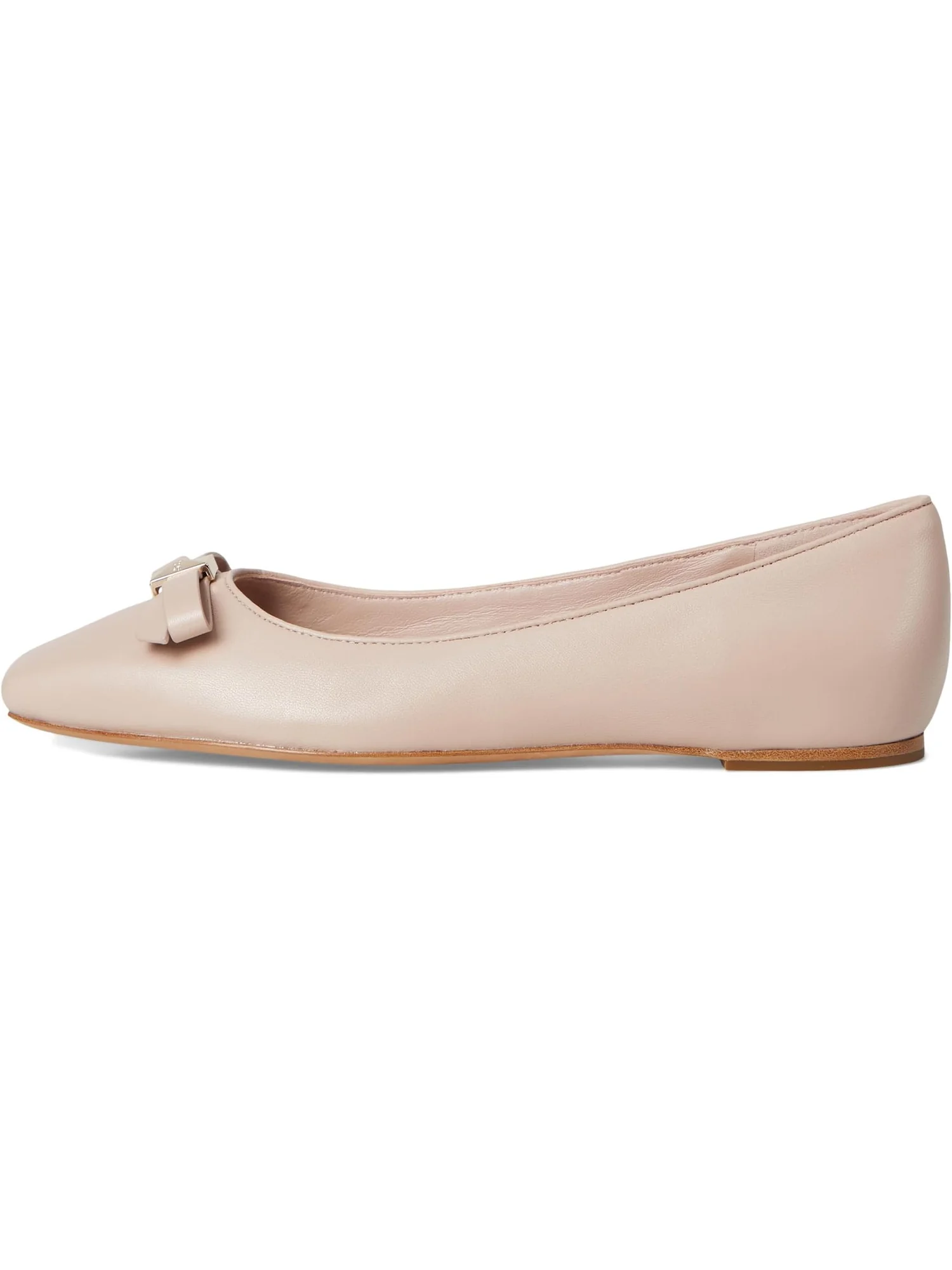 Балетки Kate Spade New York Deco Bow Smooth Leather Flat — изображение 4 из 7, пергаментный