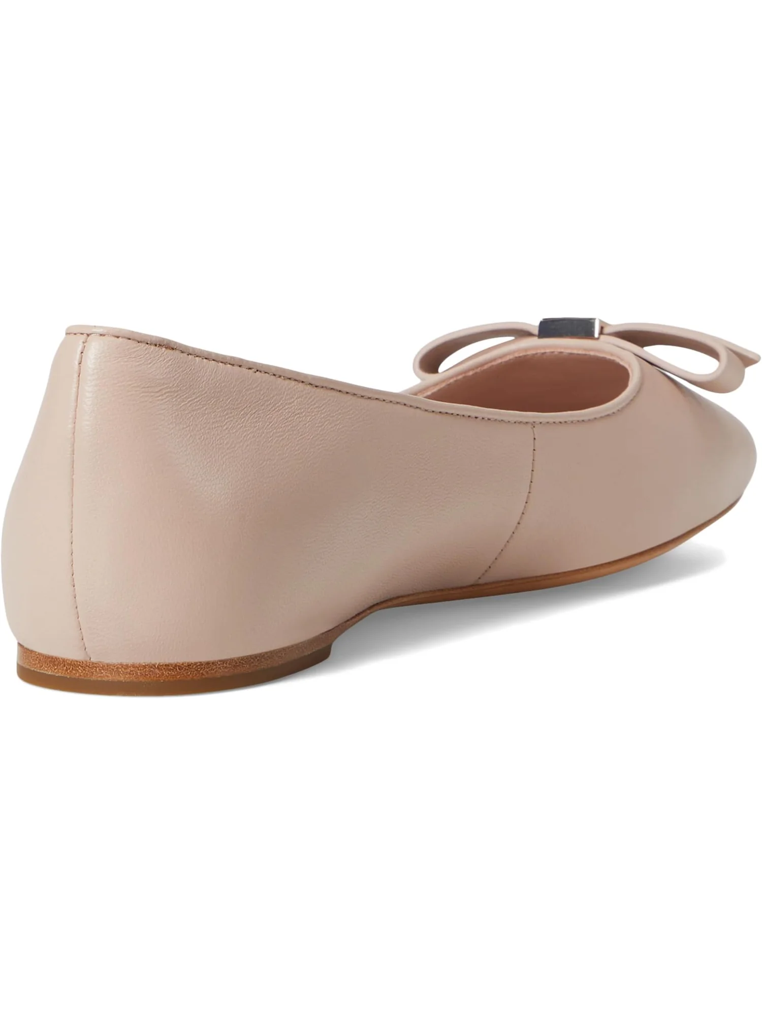 Балетки Kate Spade New York Deco Bow Smooth Leather Flat — изображение 5 из 7, пергаментный