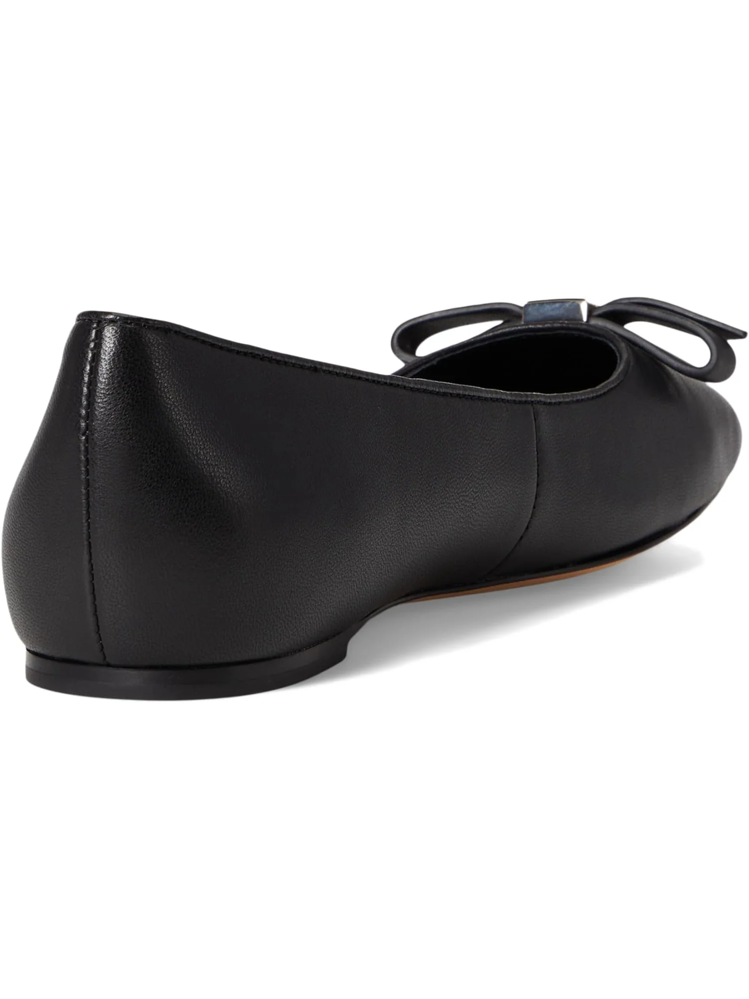 Балетки Kate Spade New York Women's Deco Bow Smooth Leather Flat — изображение 5 из 7, черный