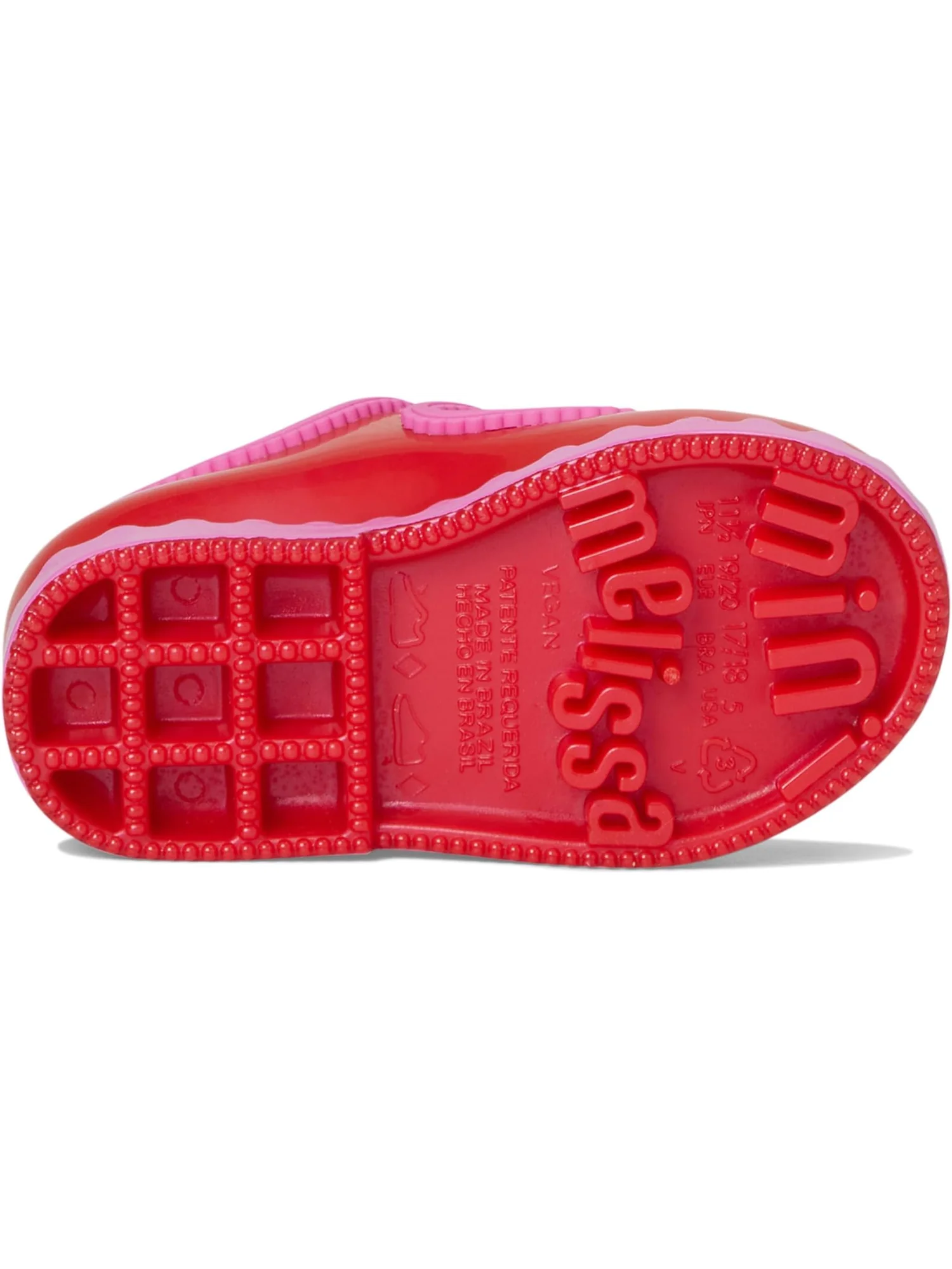 Балетки Mini Melissa Hip Ballerina — изображение 3 из 7, красный