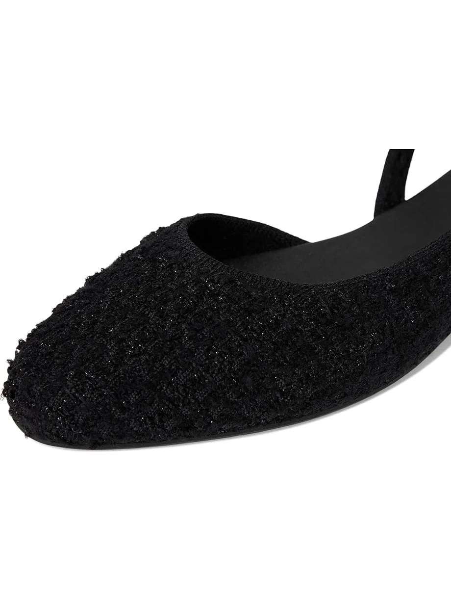 Женские балетки Rothy's The Almond Slingback — изображение 6 из 7, черный