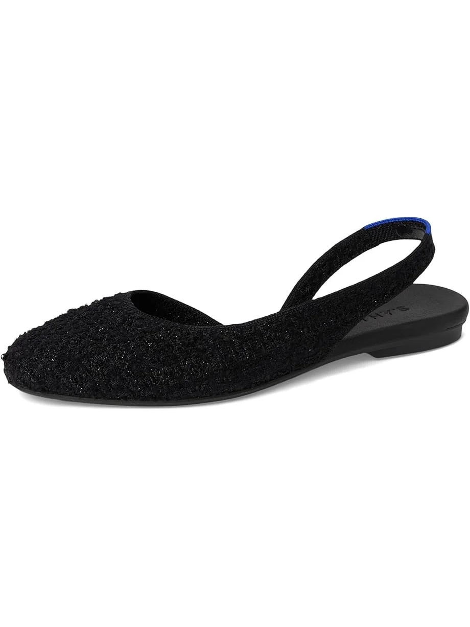 Женские балетки Rothy's The Almond Slingback — изображение 7 из 7, черный