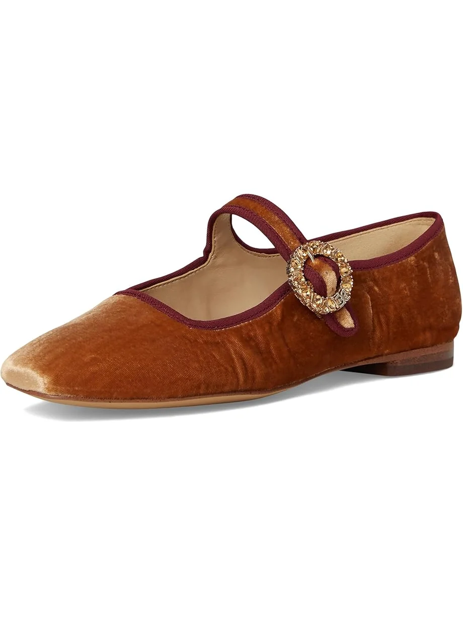 Женские балетки Sam Edelman Michaelaglow Mary Jane — изображение 7 из 7, коричневый