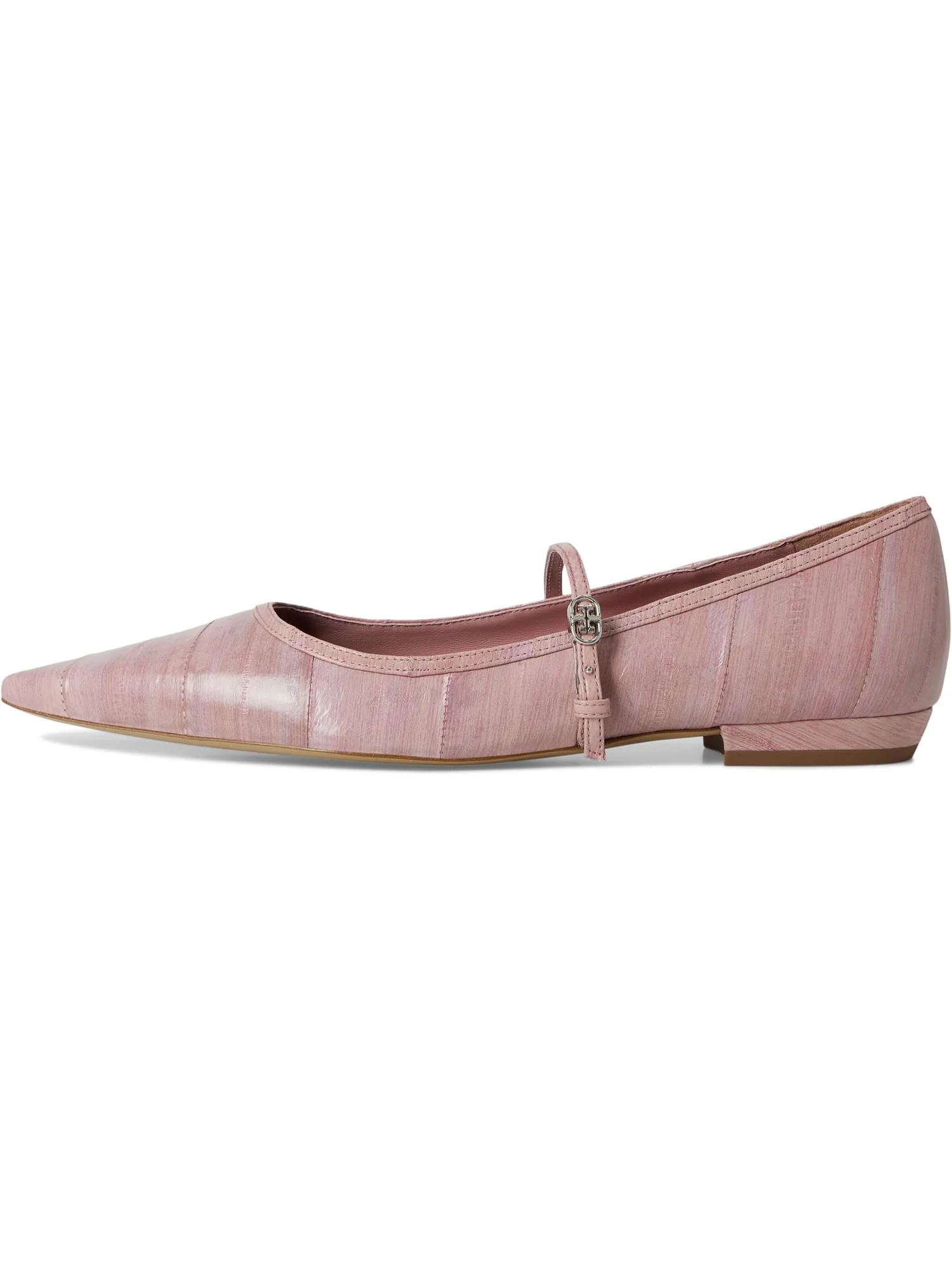 Балетки Tory Burch Double T Buckle Mary Jane — изображение 4 из 7, палисандрия