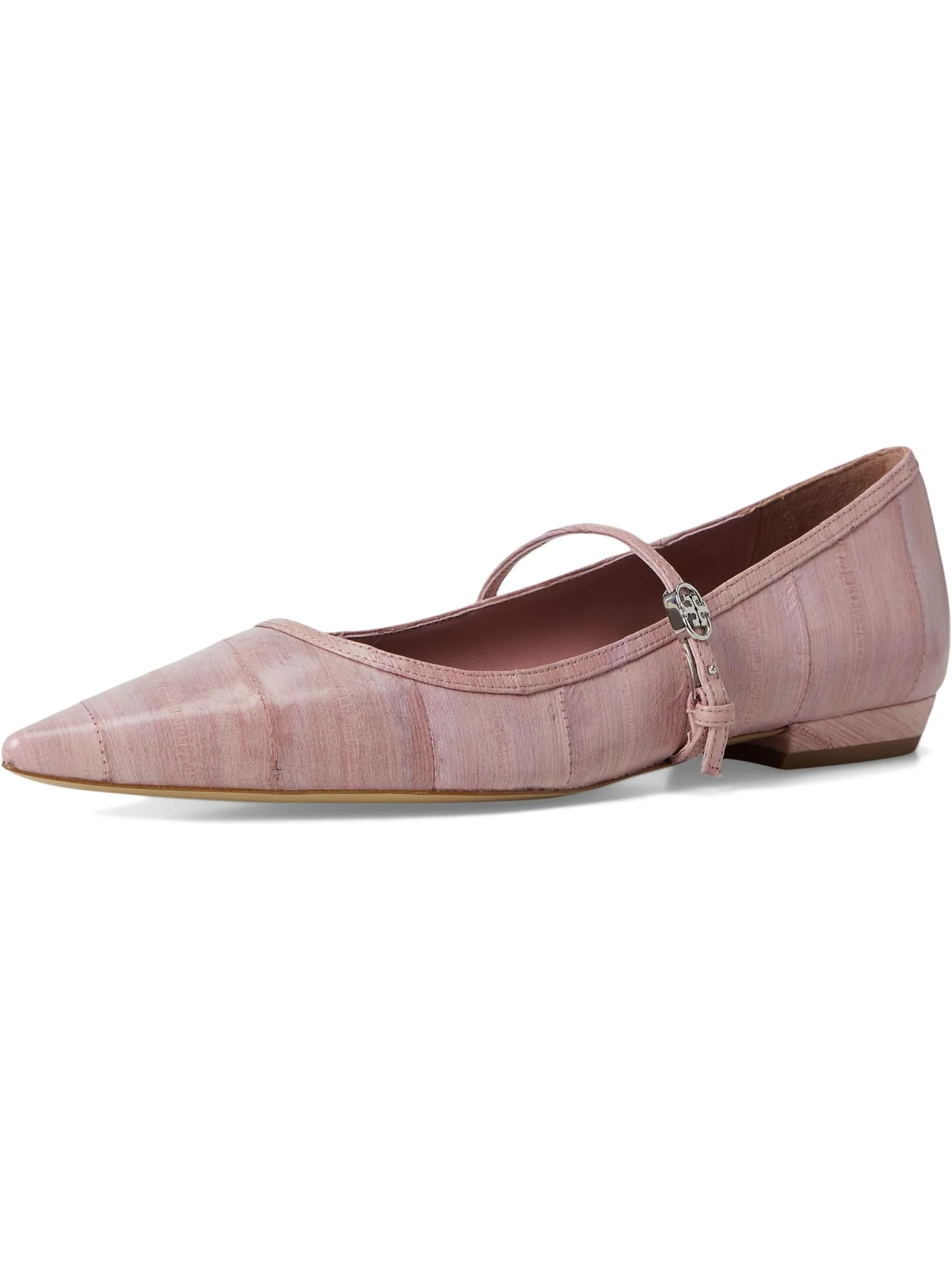 Балетки Tory Burch Double T Buckle Mary Jane — изображение 7 из 7, палисандрия