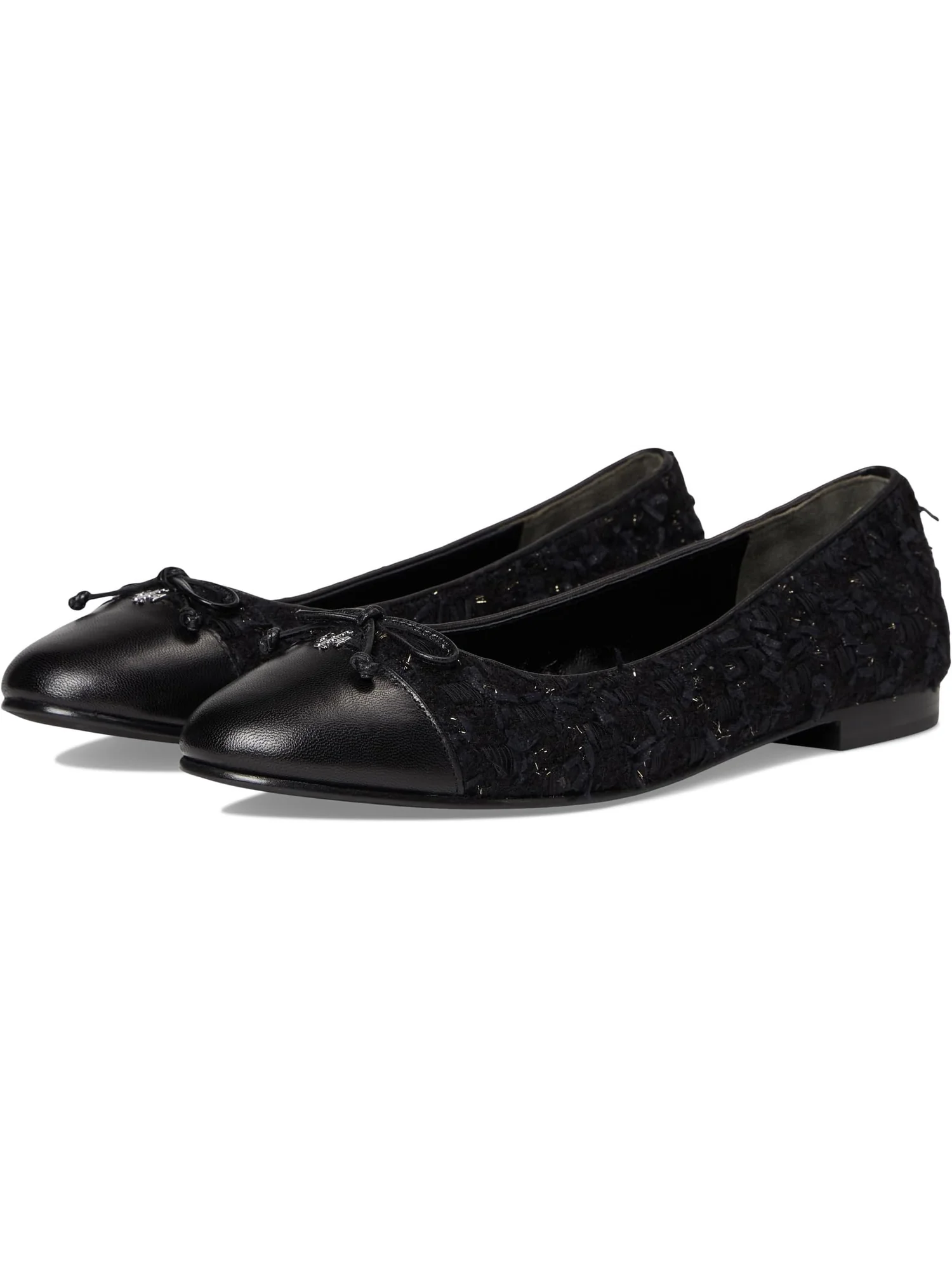 Балетки Tory Burch Women's Cap-Toe Ballet — изображение 1 из 7, темно-синий/черный