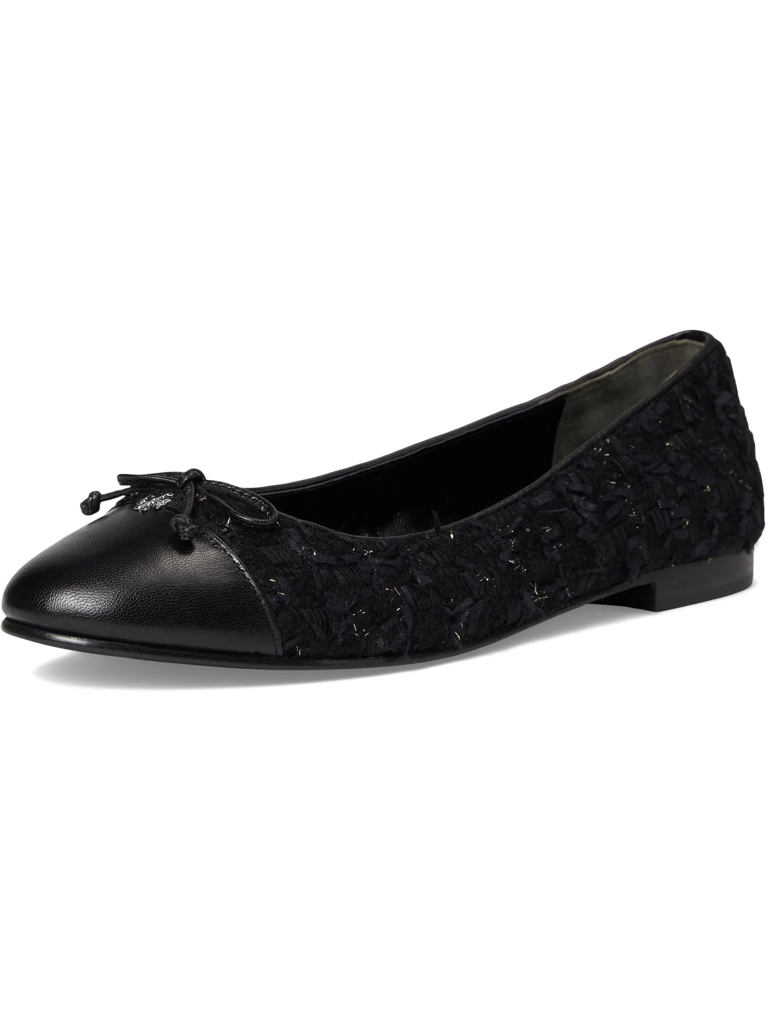 Балетки Tory Burch Women's Cap-Toe Ballet — изображение 7 из 7, темно-синий/черный