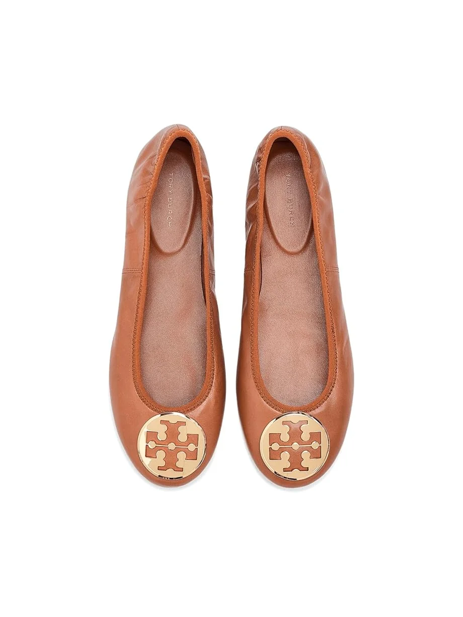 Женские балетки Tory Burch Reva Travel — изображение 2 из 7, золотистый