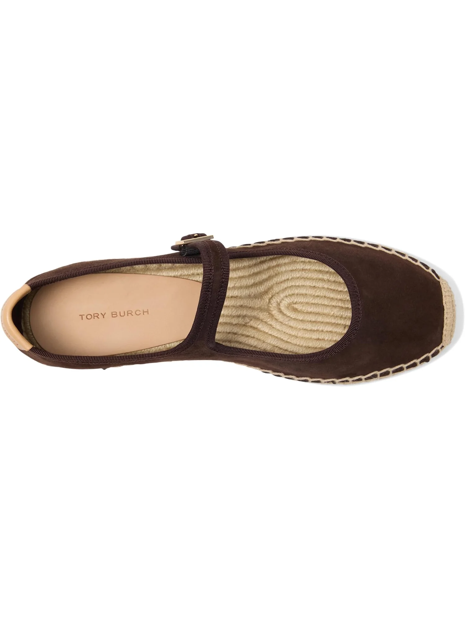 Балетки Tory Burch Mary Jane Espadrille — изображение 2 из 7, темный какао