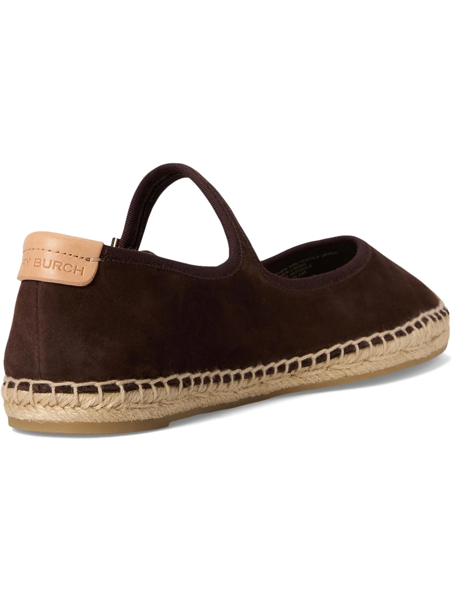 Балетки Tory Burch Mary Jane Espadrille — изображение 5 из 7, темный какао