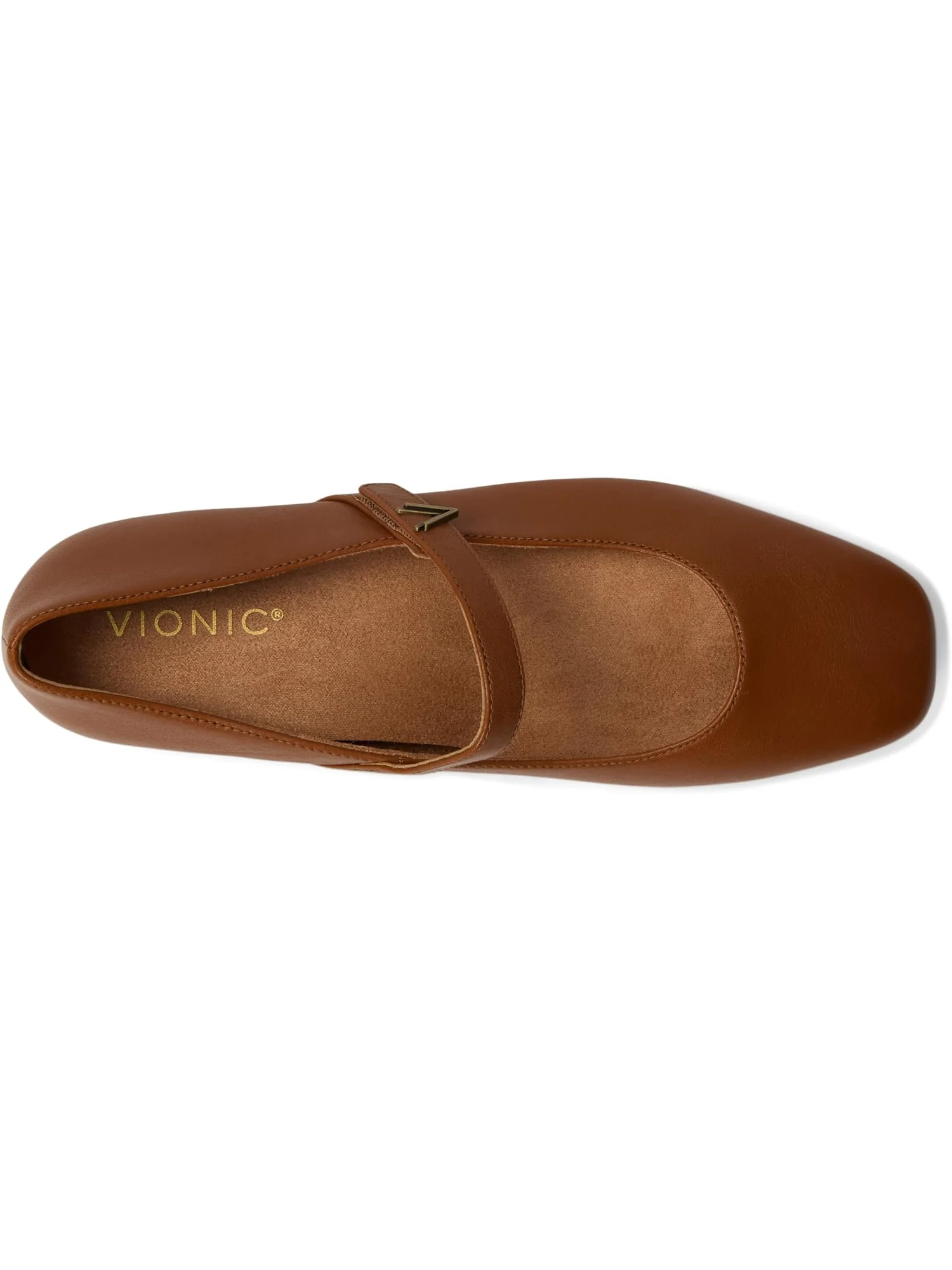 Балетки VIONIC Alameda Mary Janes — изображение 2 из 7, бежевый коричневый