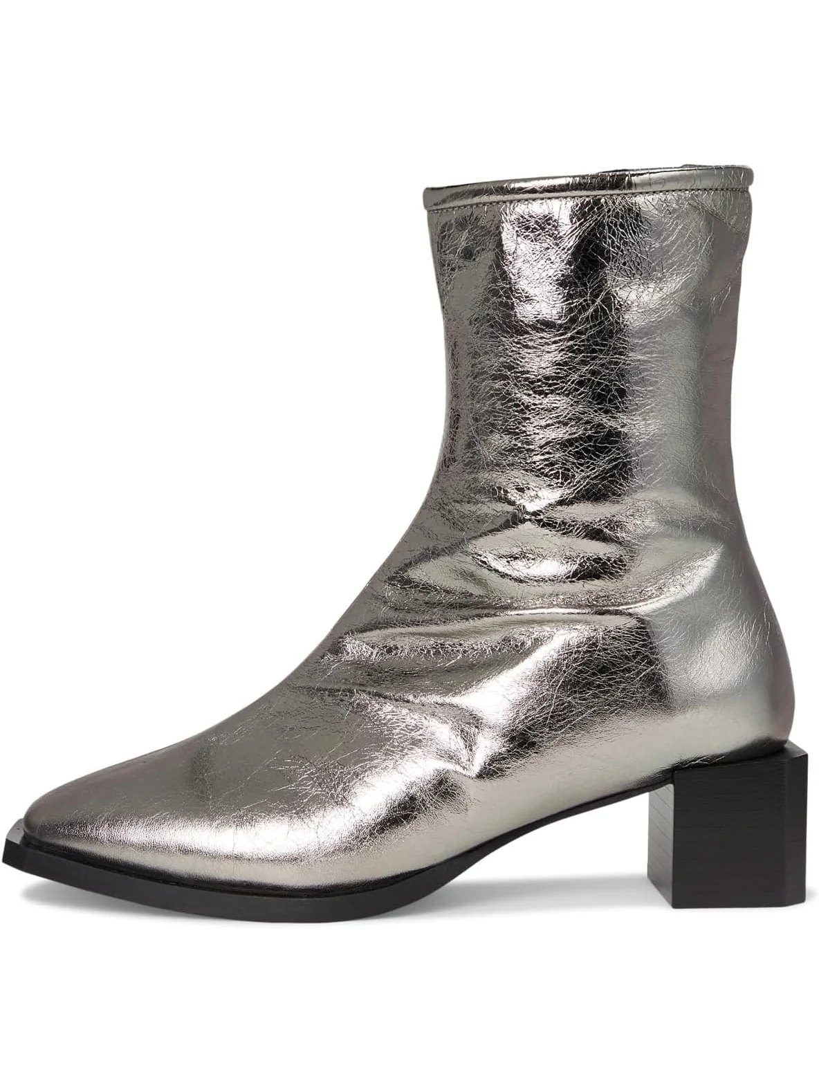 Ботинки AllSaints Avril Metallic Boots — изображение 4 из 7, серый