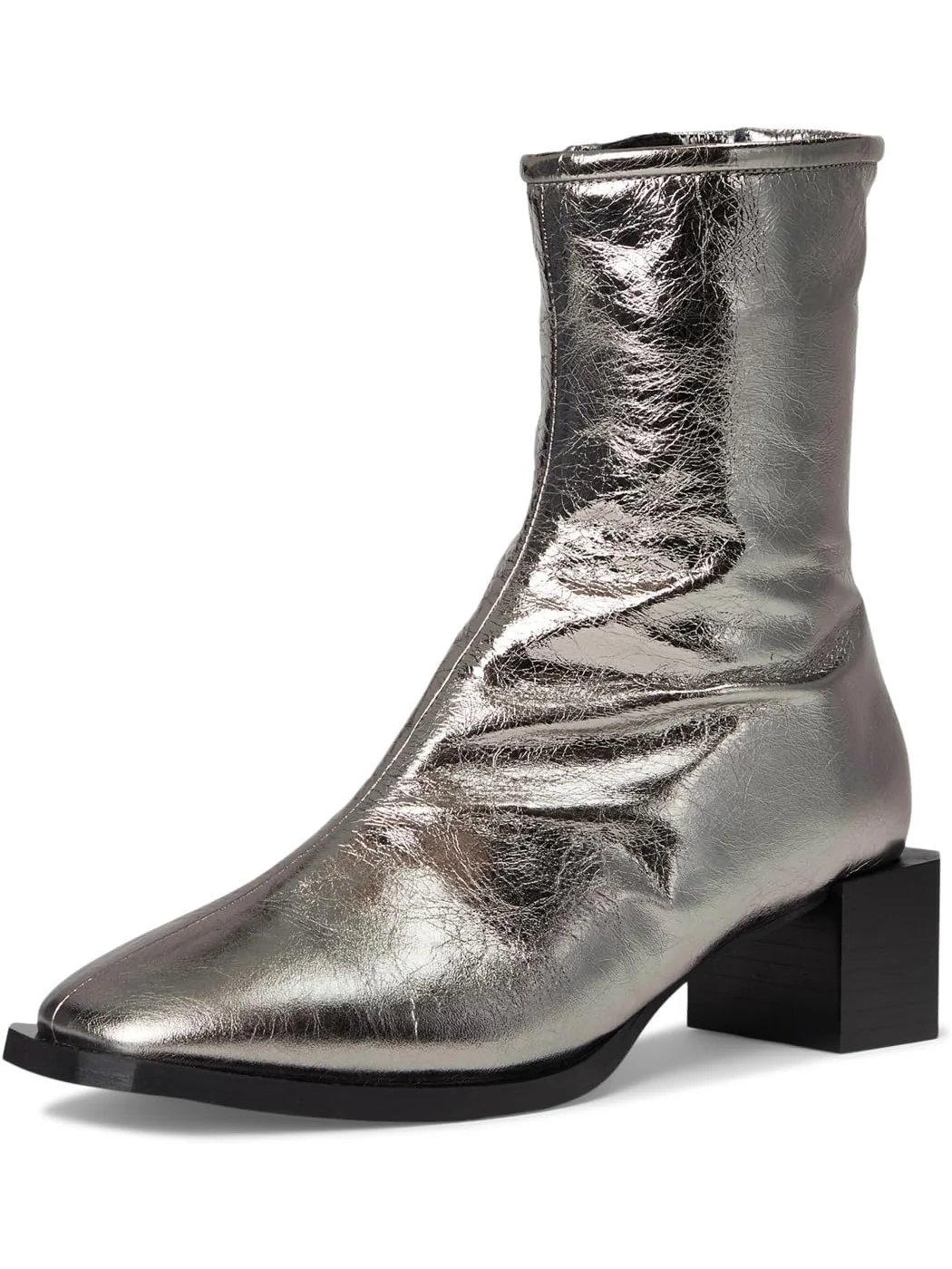 Ботинки AllSaints Avril Metallic Boots — изображение 7 из 7, серый